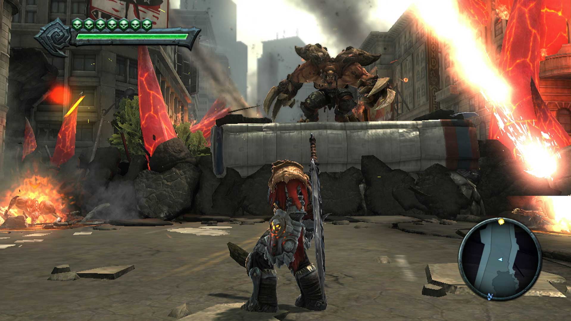 Darksiders PS3 level 1 gameplay screenshot