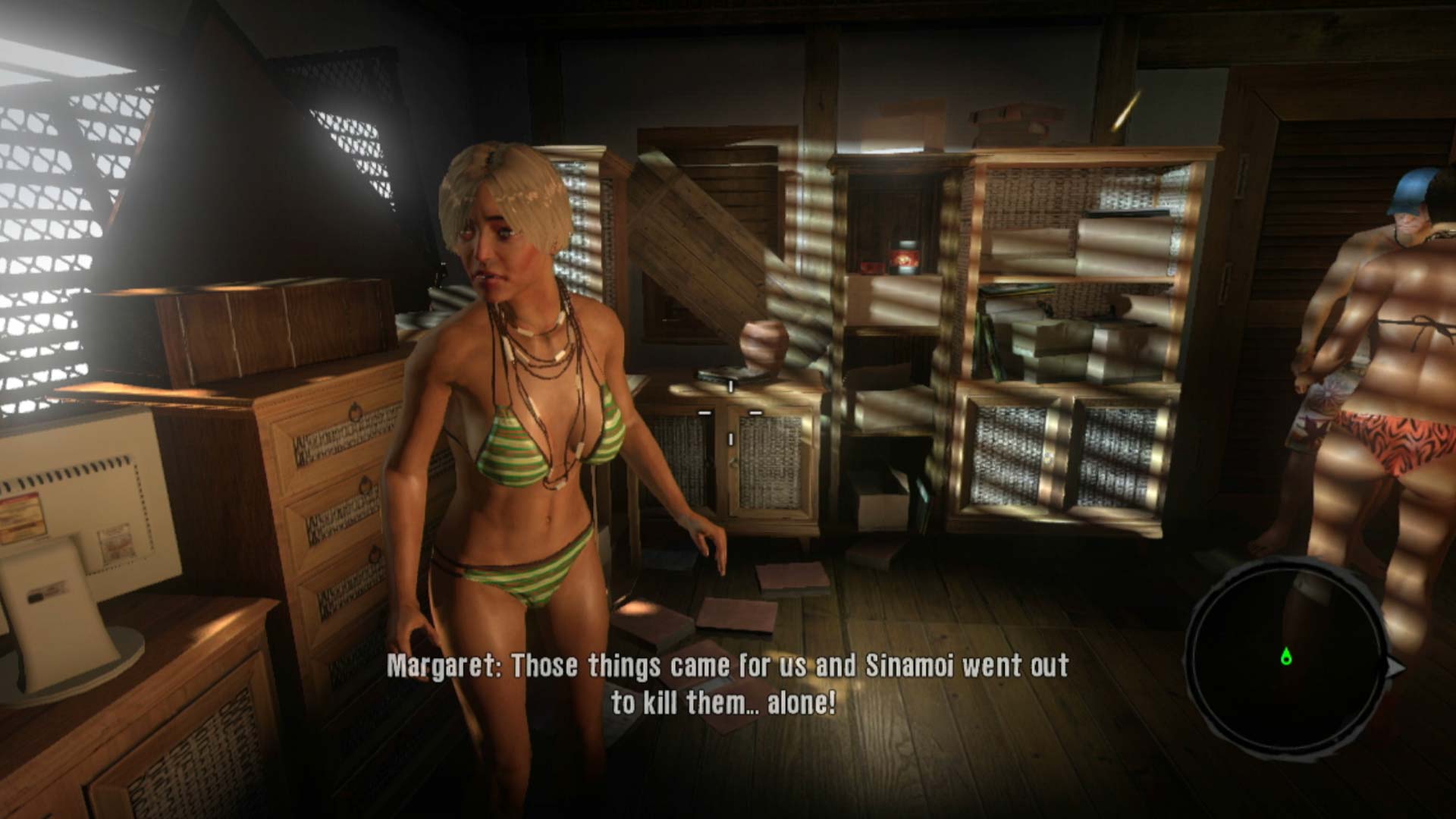 Dead Island PS3 margeret women bikini talking