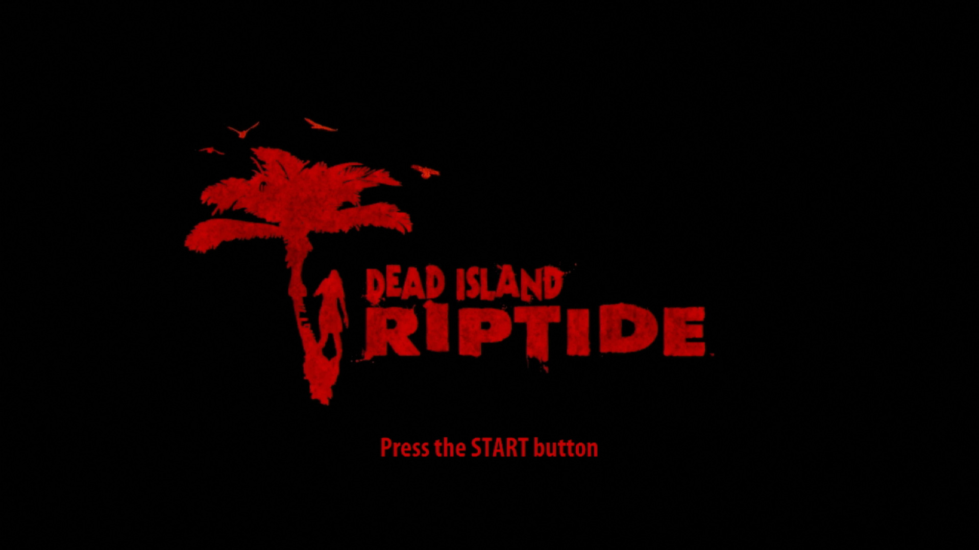 Dead Island Riptide Special Edition PS3 game title start screen