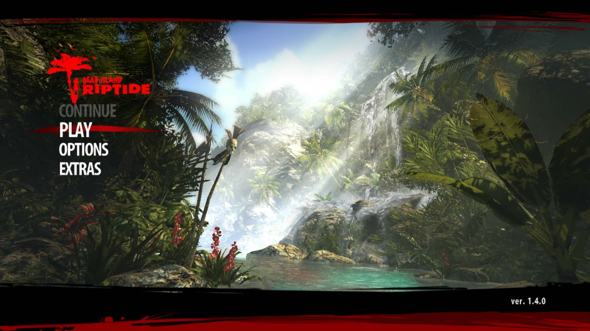 Dead Island Riptide Special Edition PS3 game main menu screen