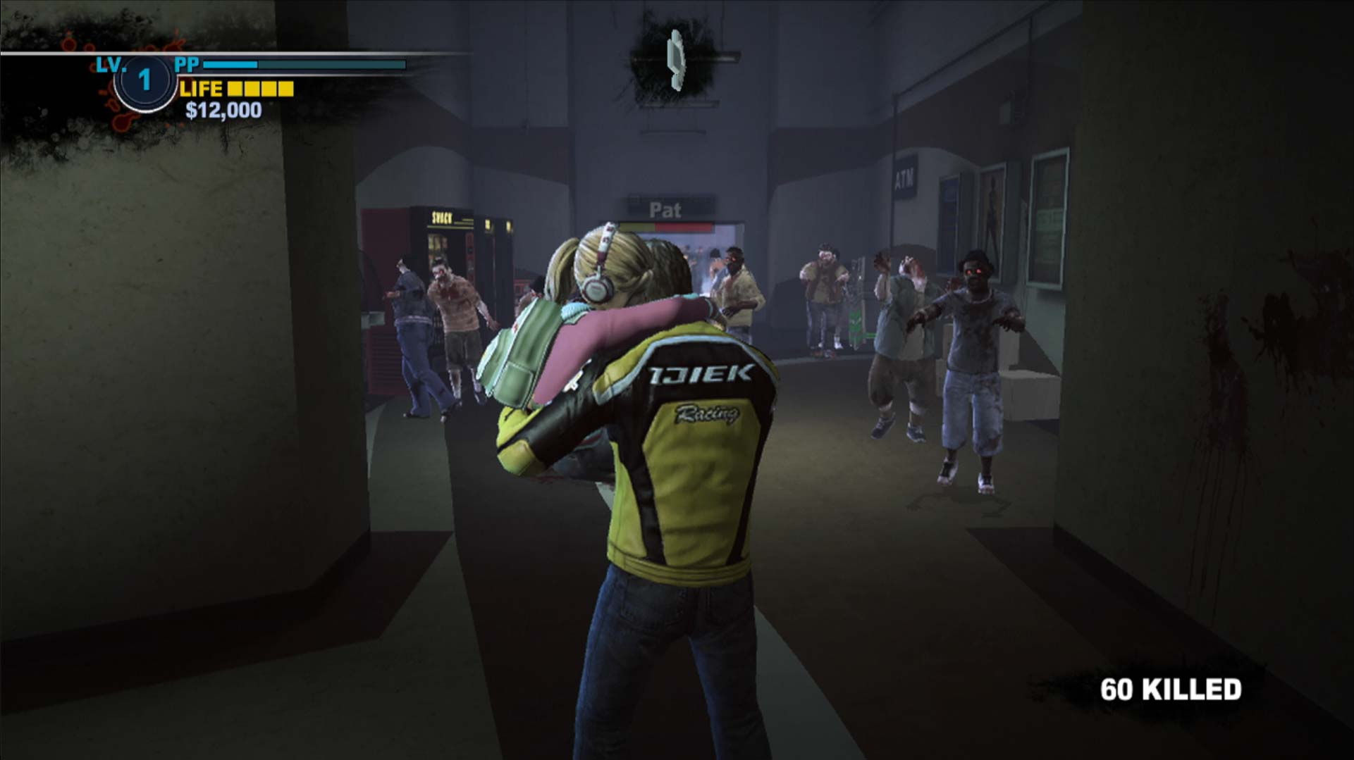 Dead Rising 2 PS3 carrying katey screenshot