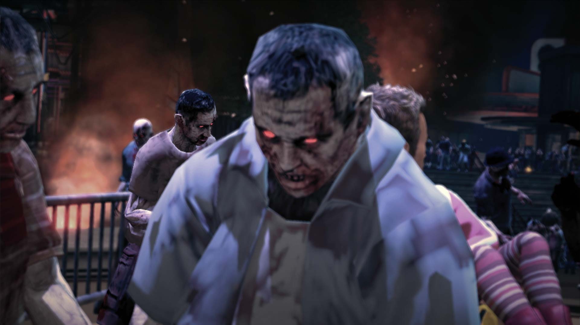 Dead Rising 2 PS3 zombie horde cutscene