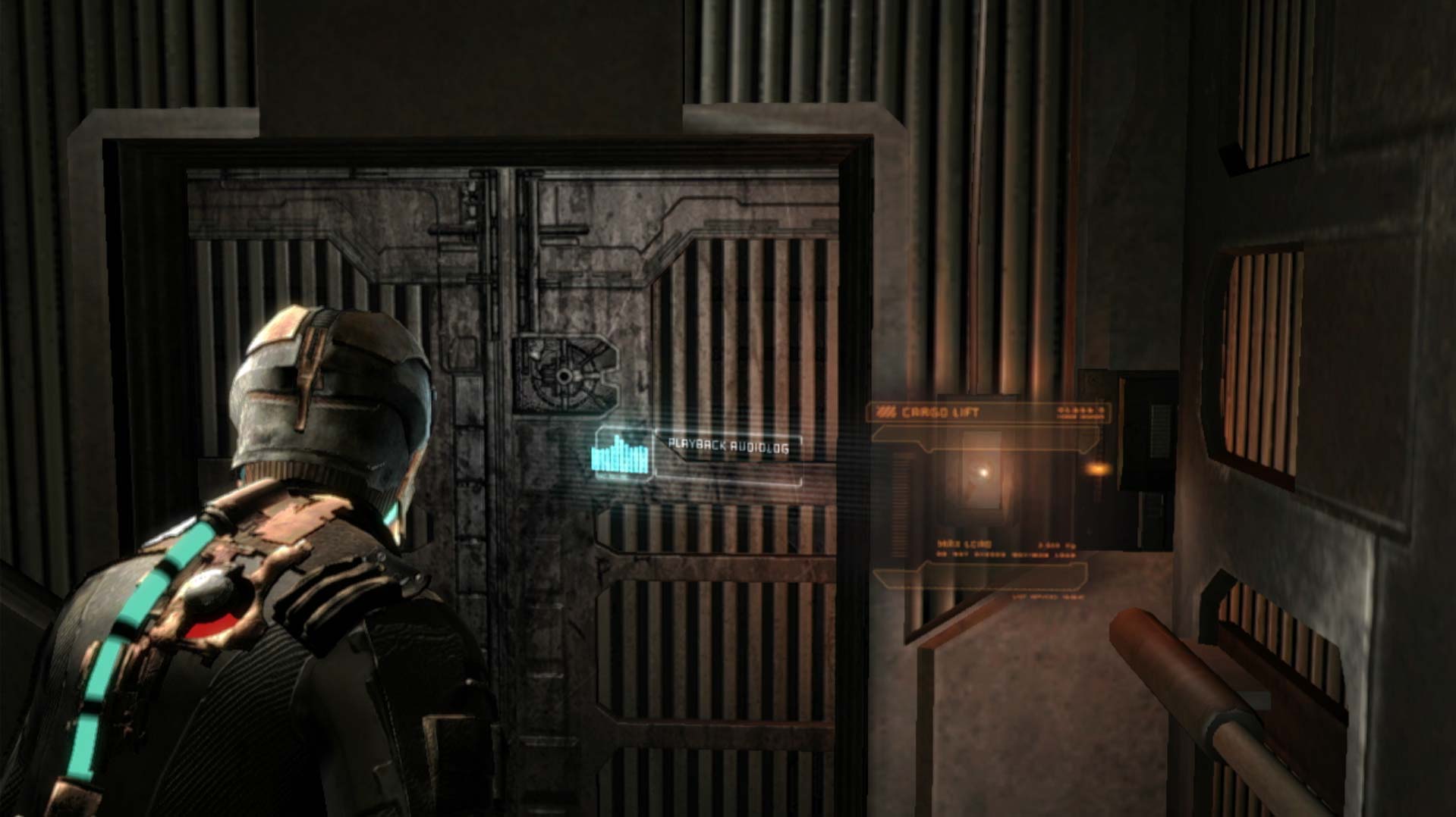 Dead Space PS3 elevator cargo lift