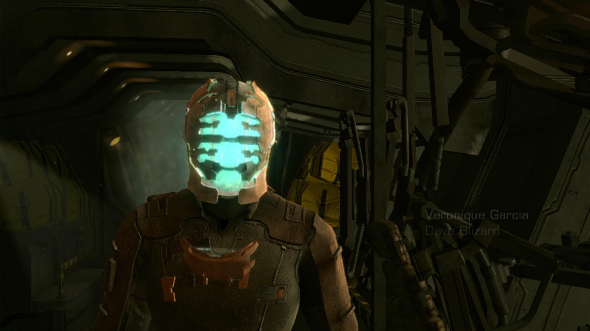 Dead Space PS3 protagonist character front view