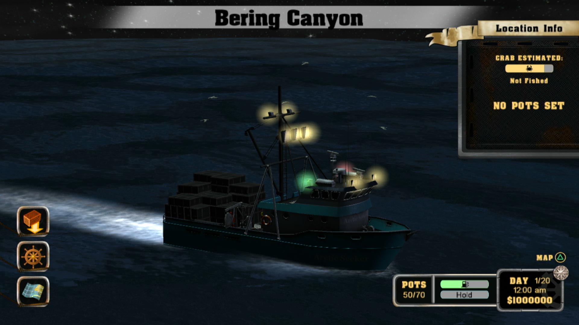 Deadliest Catch Sea of Chaos PS3 bering canyon gameplay