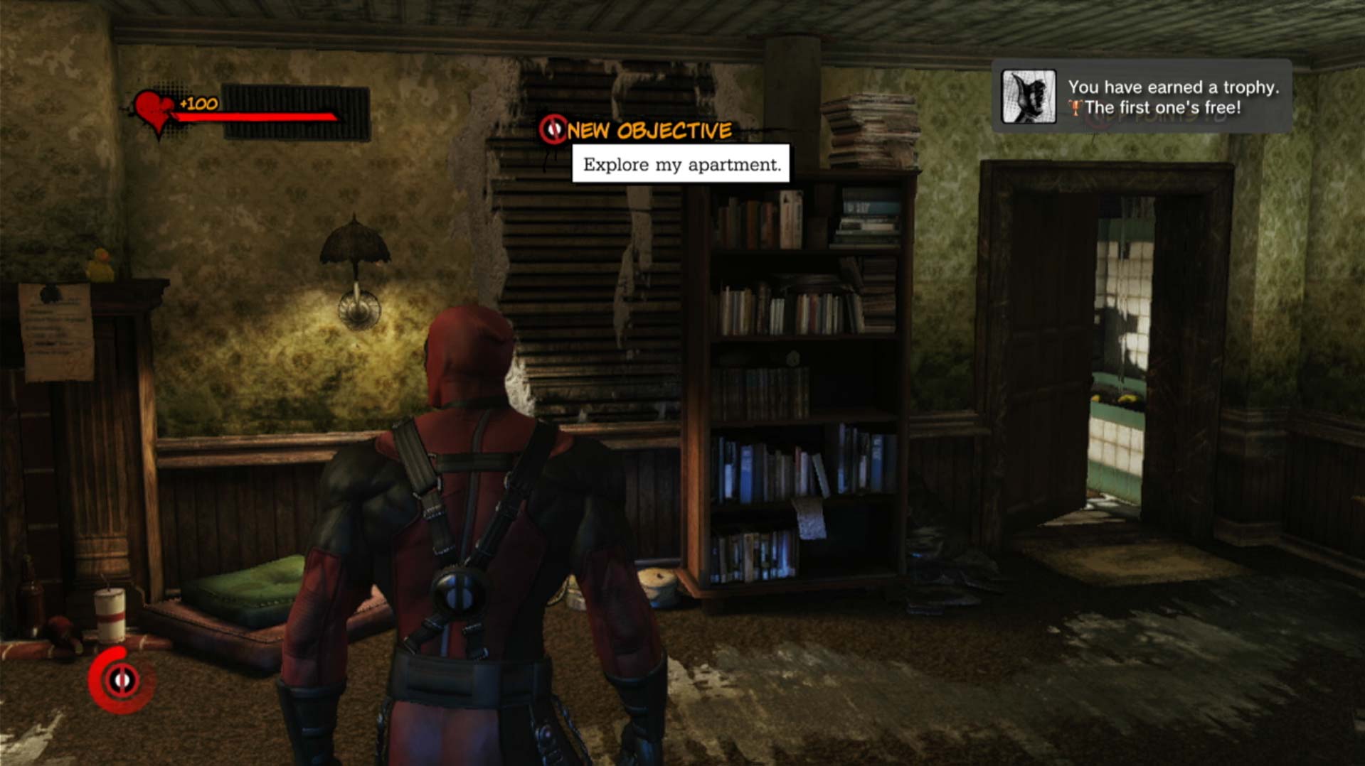 Deadpool PS3 gameplay trophy earned