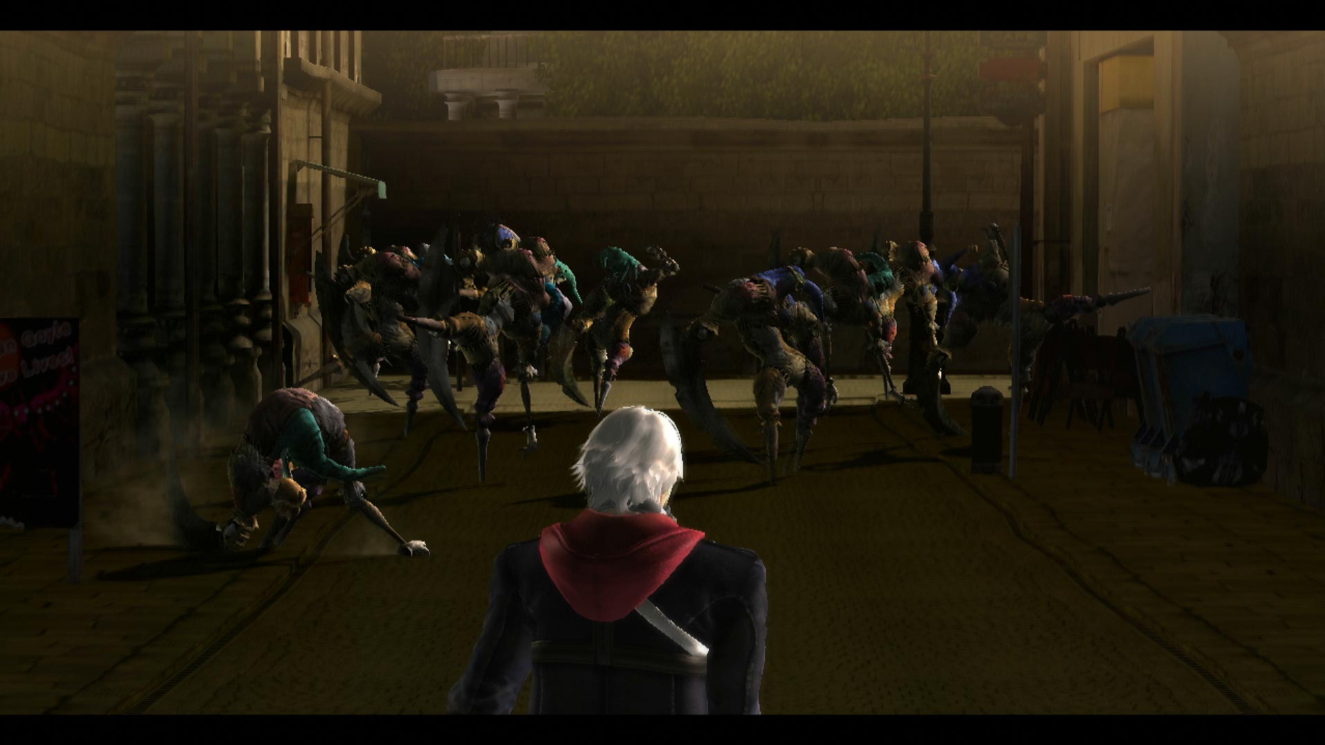 Devil May Cry 4 PS3 army enemies cutscene