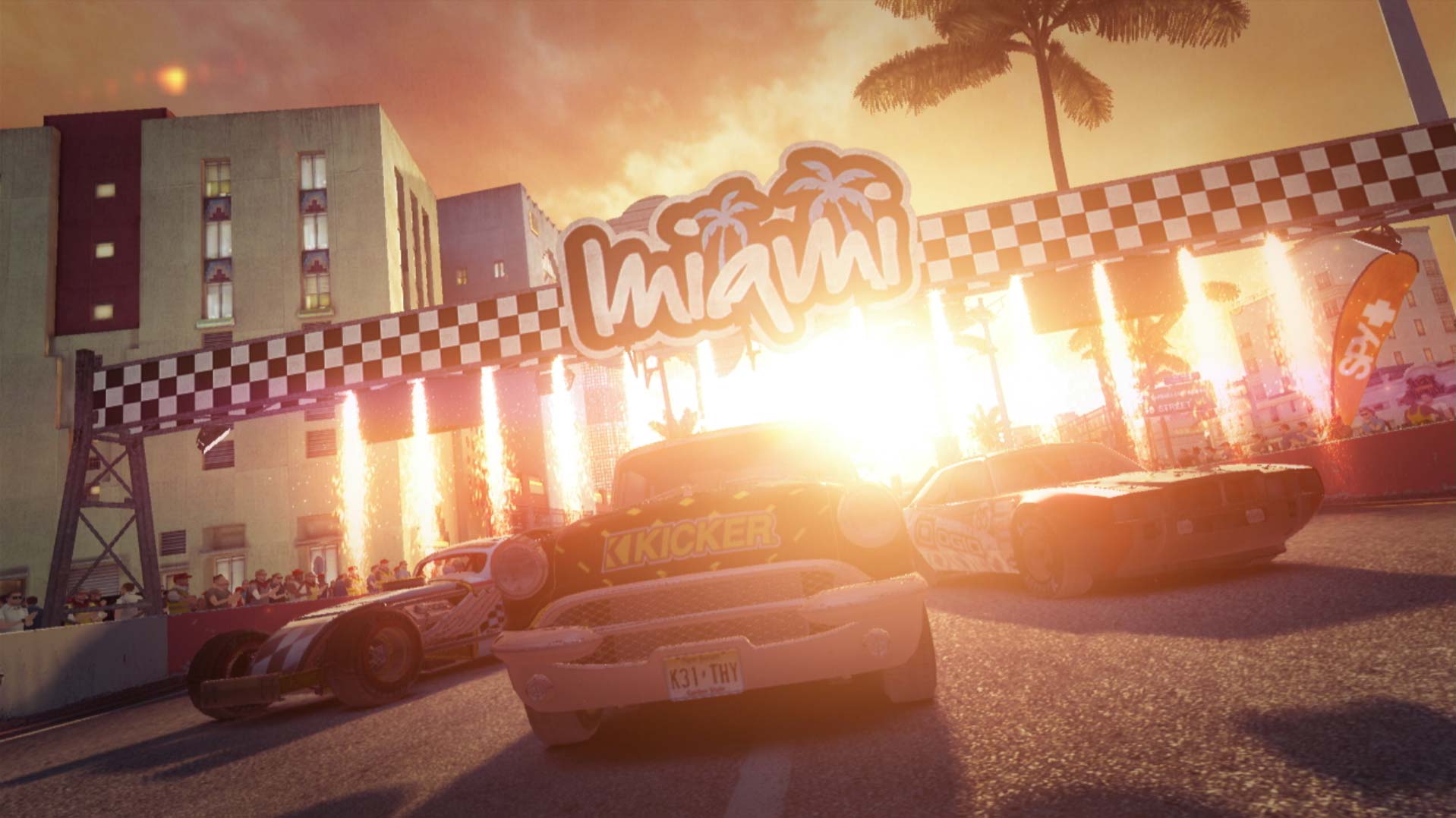 Dirt Showdown PS3 miami car winner lineup