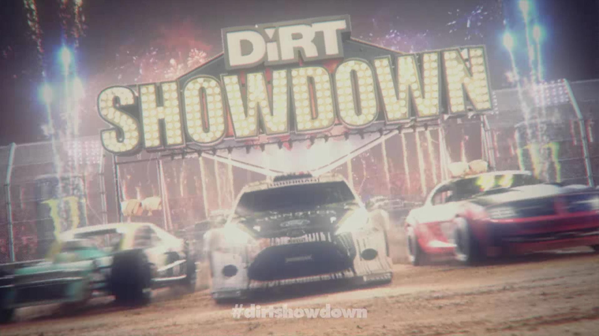 Dirt Showdown PS3 video game title logo