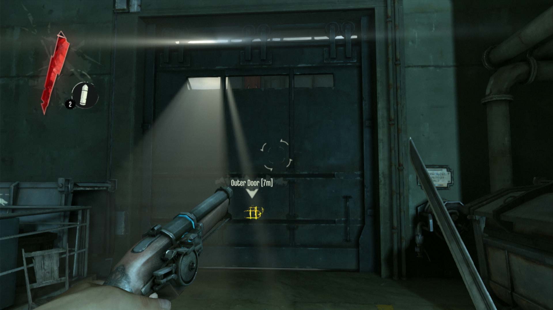 Dishonored PS3 outer door gameplay