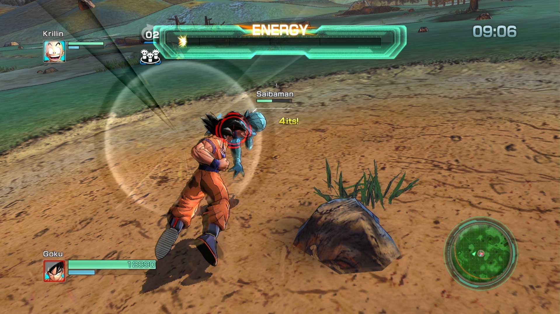 Dragon Ball Z Battle of Z PS3 goku melee fighting screenshot