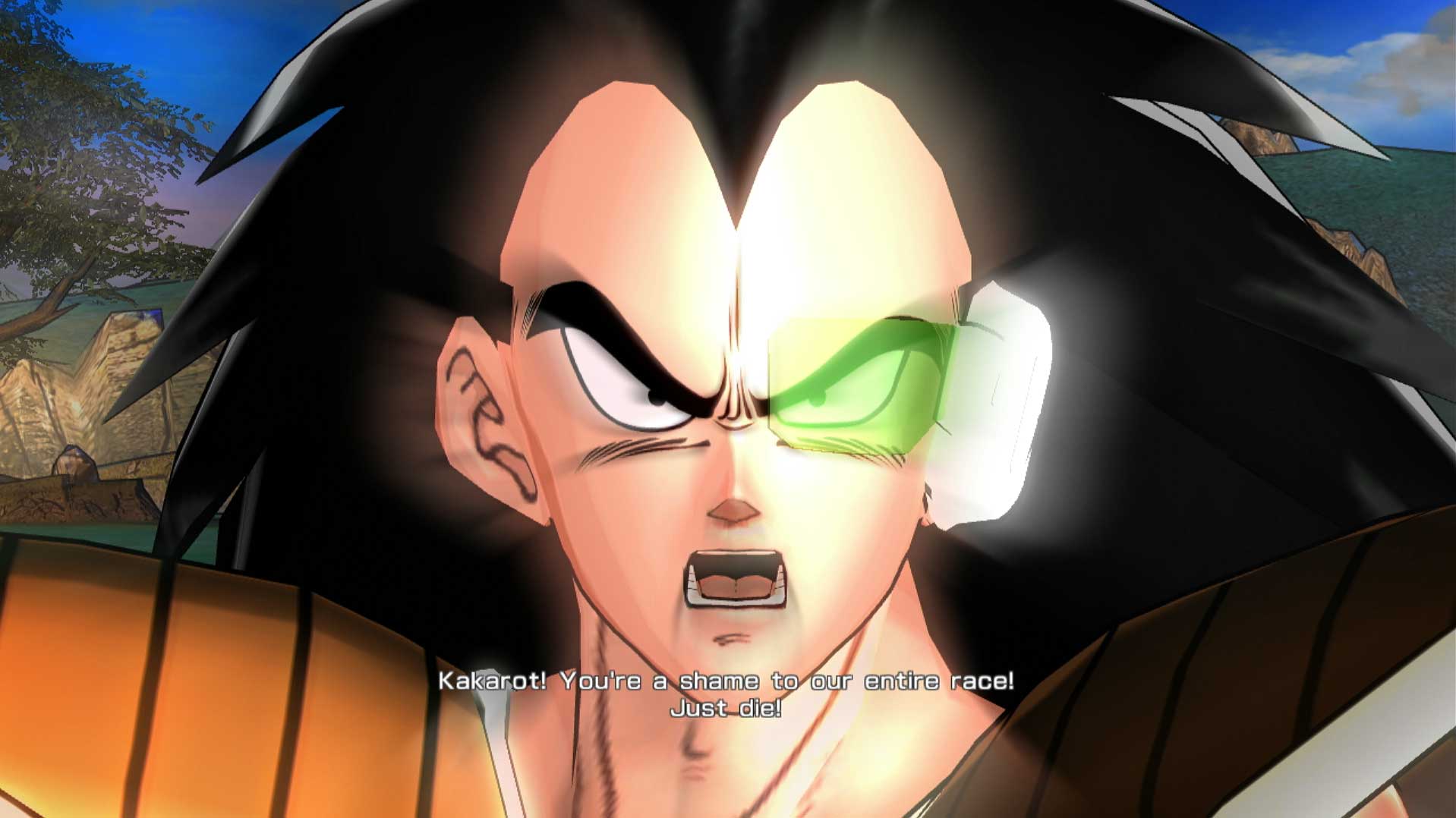 Dragon Ball Z Battle of Z PS3 Vegeta Character Scouter