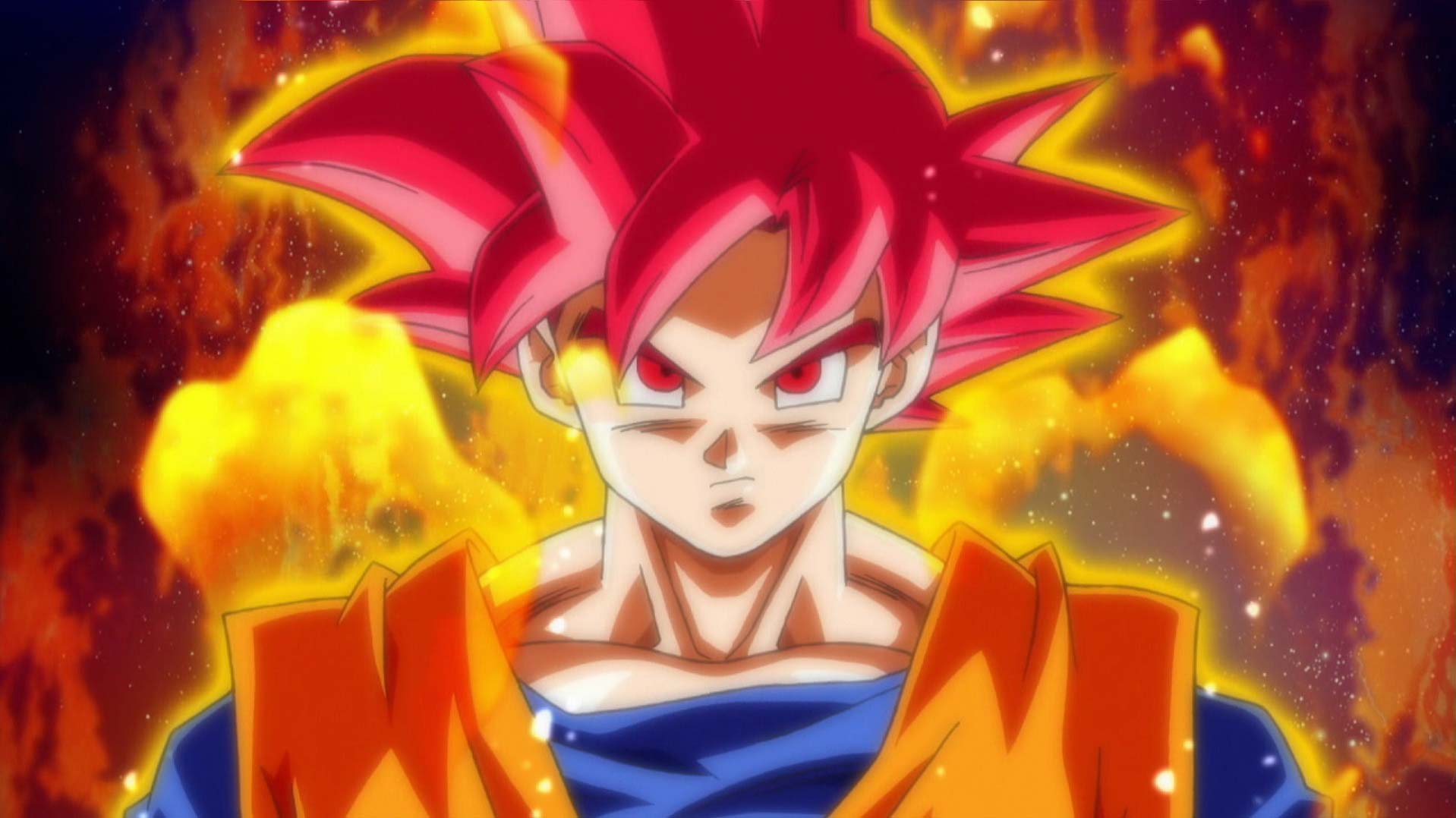 Dragon Ball Z Battle of Z PS3 cutscene character red hair