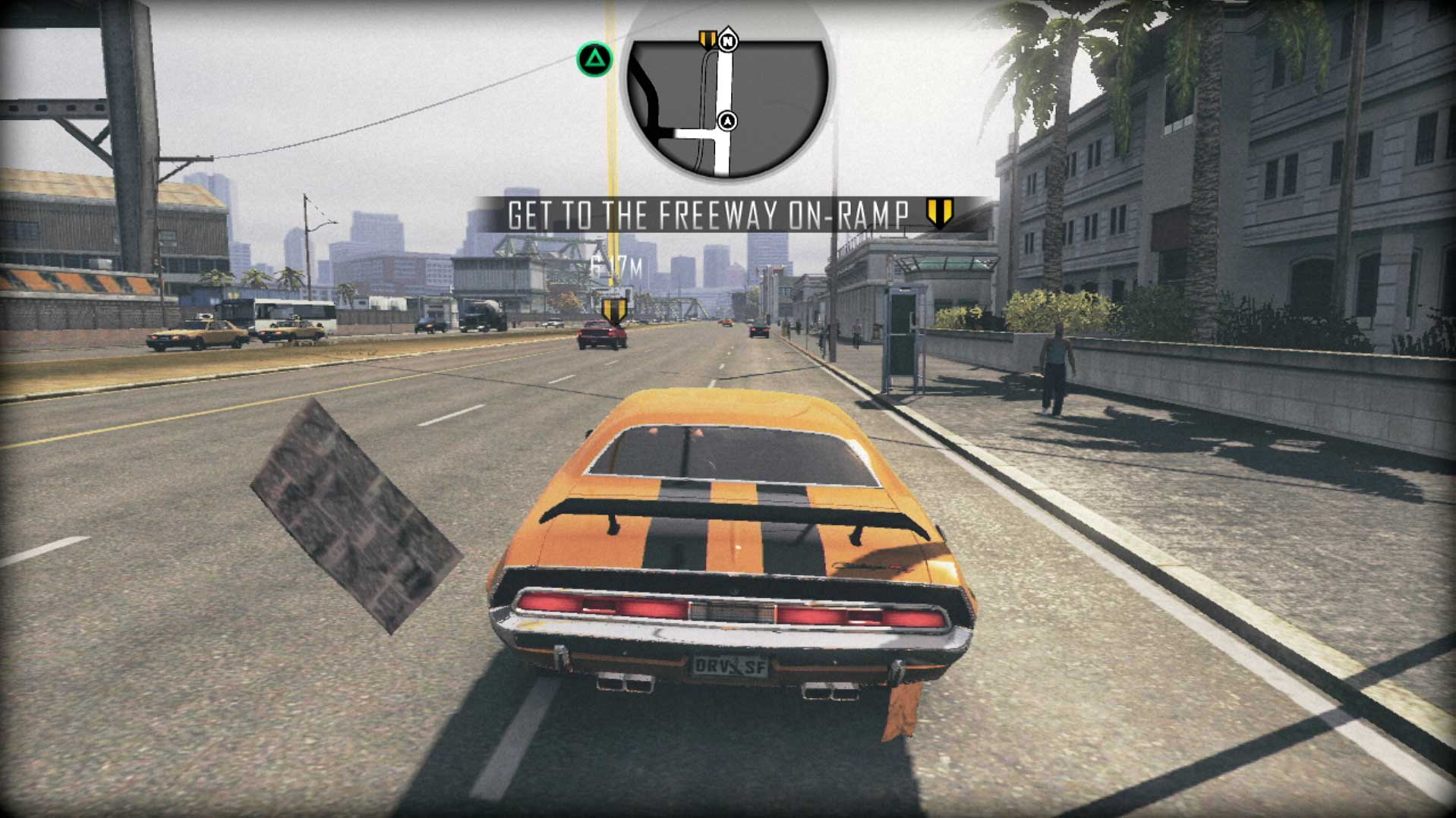 Driver San Francisco PS3 tanners car gameplay screenshot