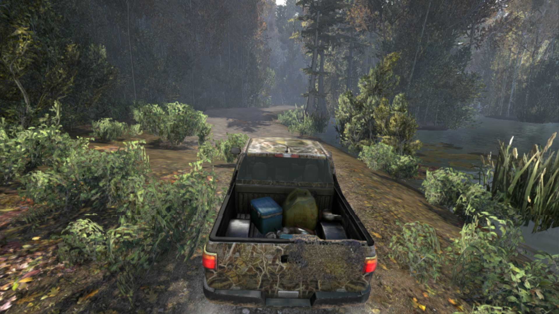 Duck Dynasty PS3 truck driving gameplay