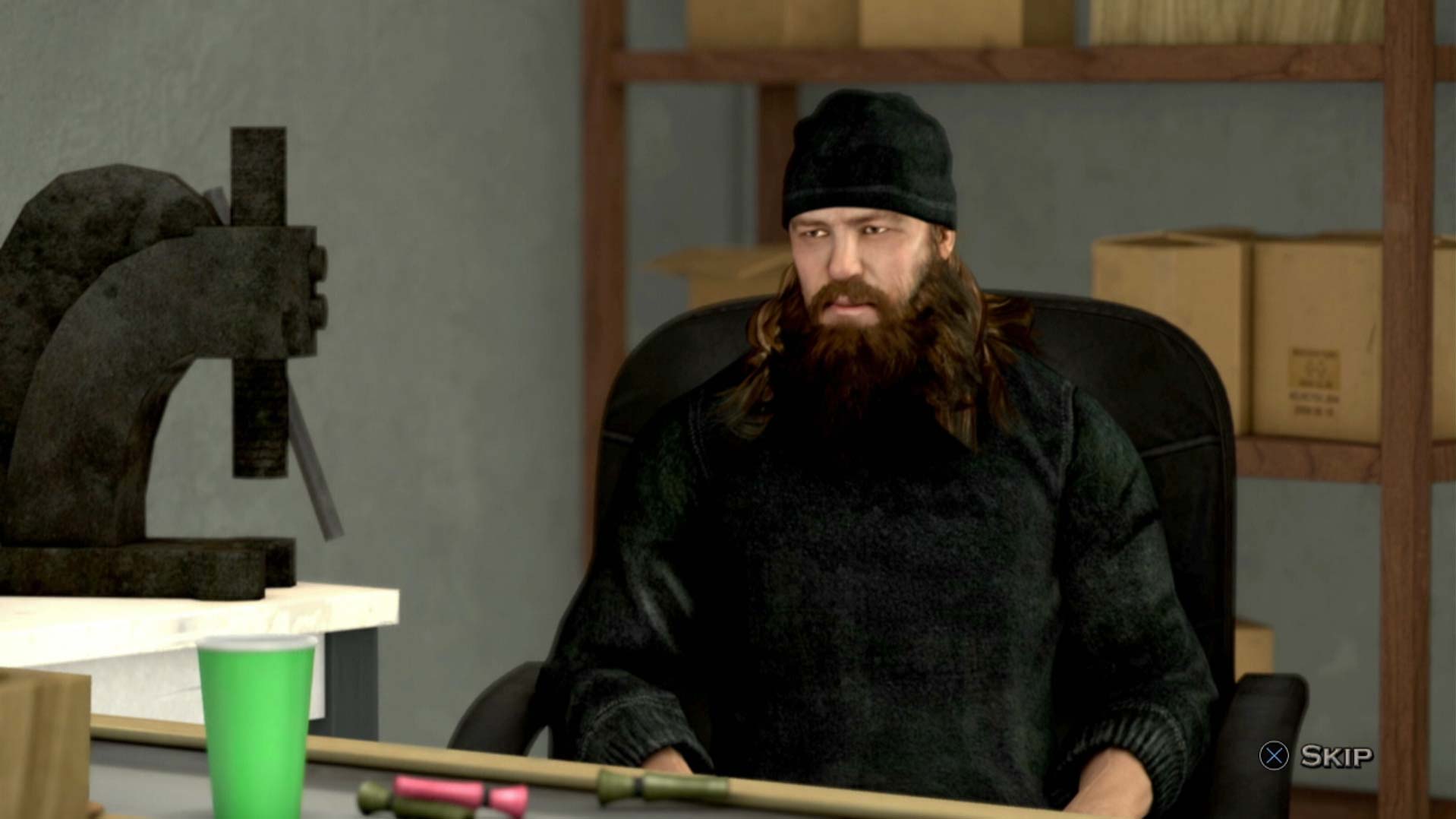 Duck Dynasty PS3 cutscene character jason