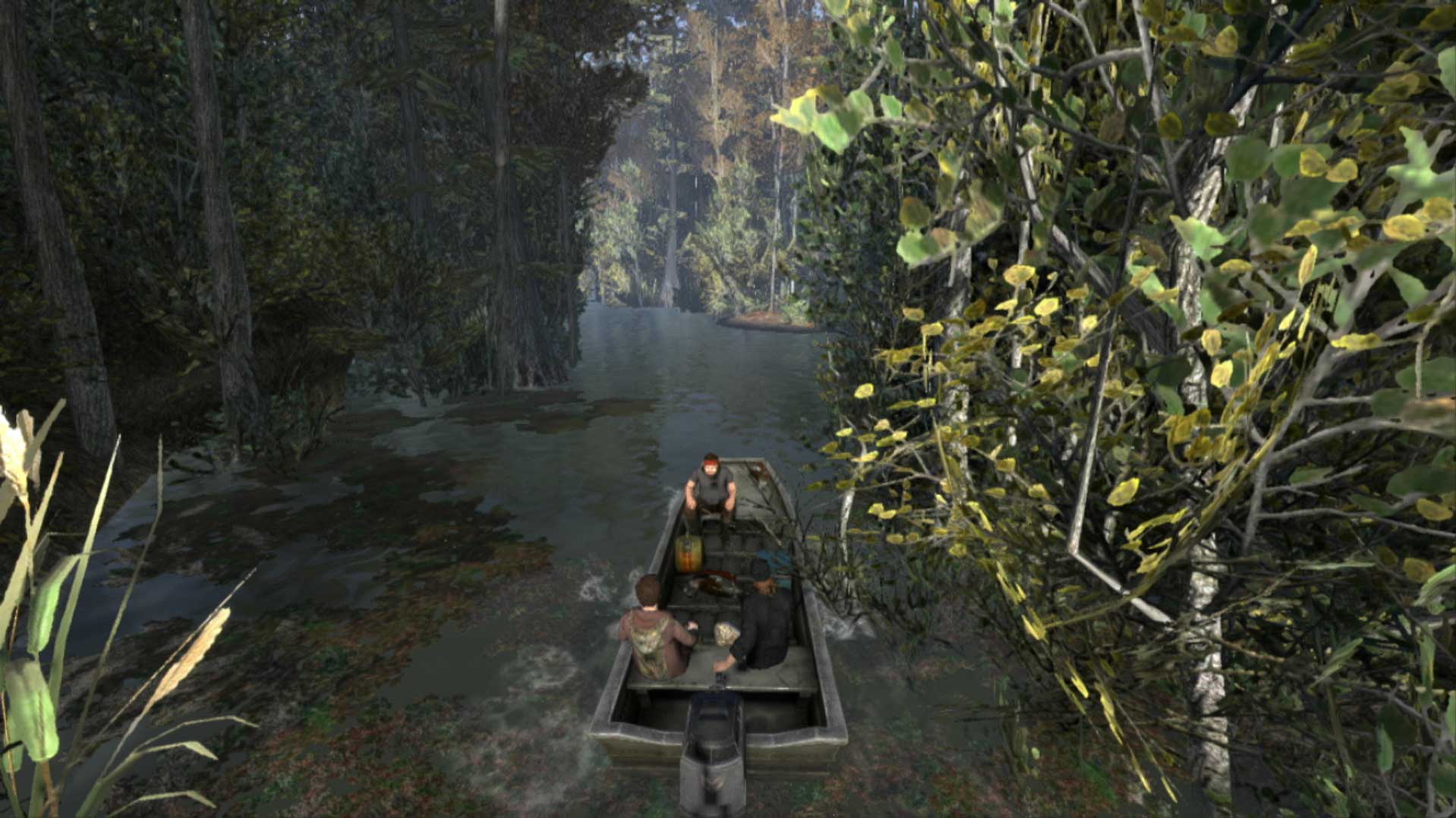 Duck Dynasty PS3 boat ride swamp