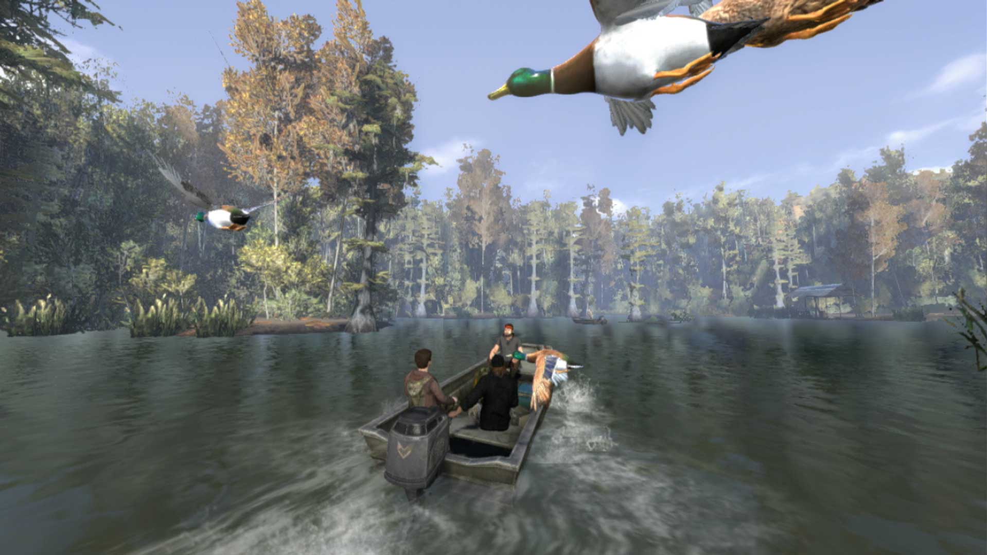 Duck Dynasty PS3 boat ride ducks flying