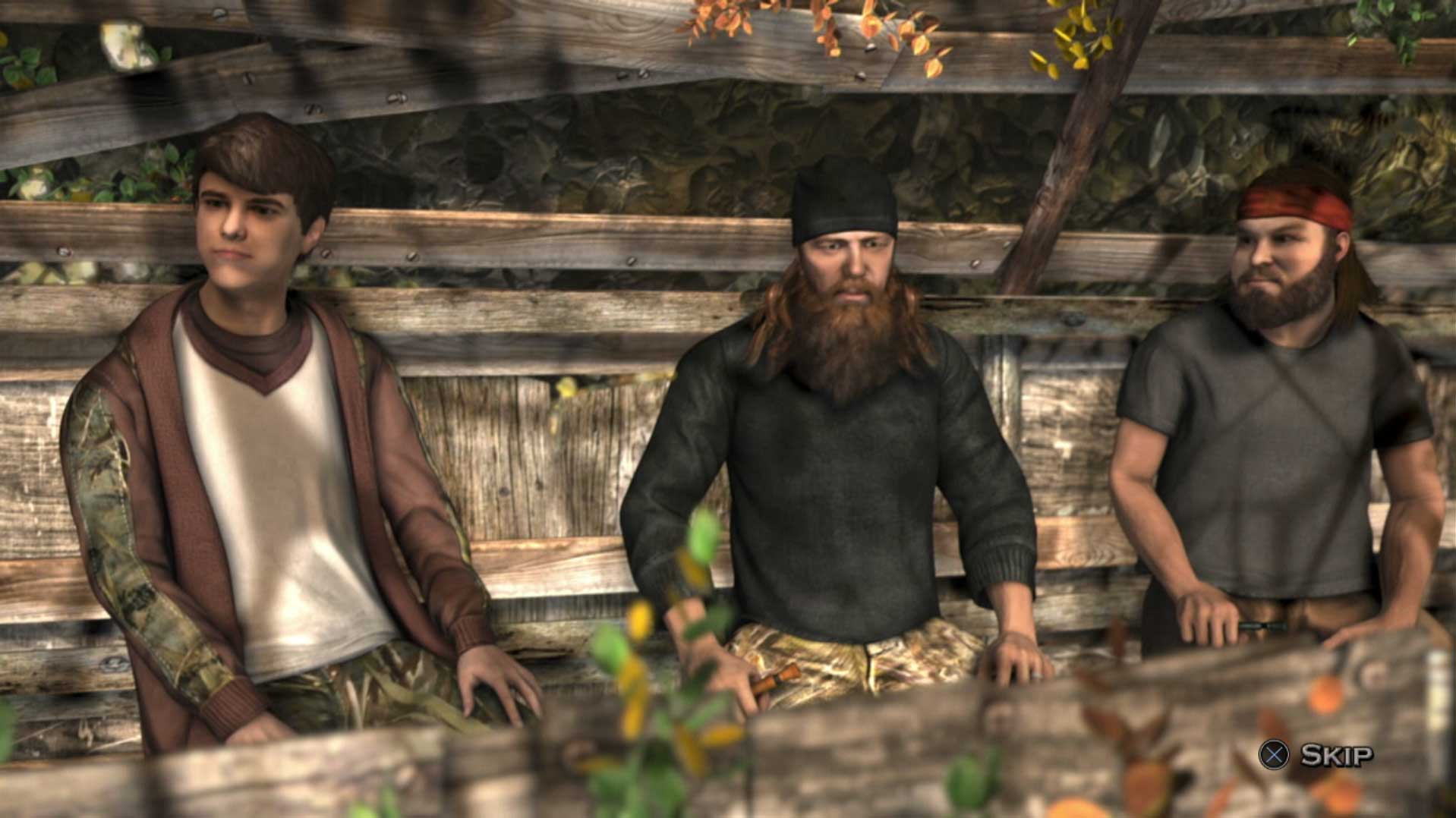 Duck Dynasty PS3 duck blind cutscene