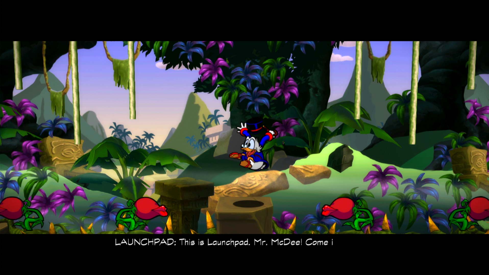 DuckTales Remastered PS3 talking launchpad jumping