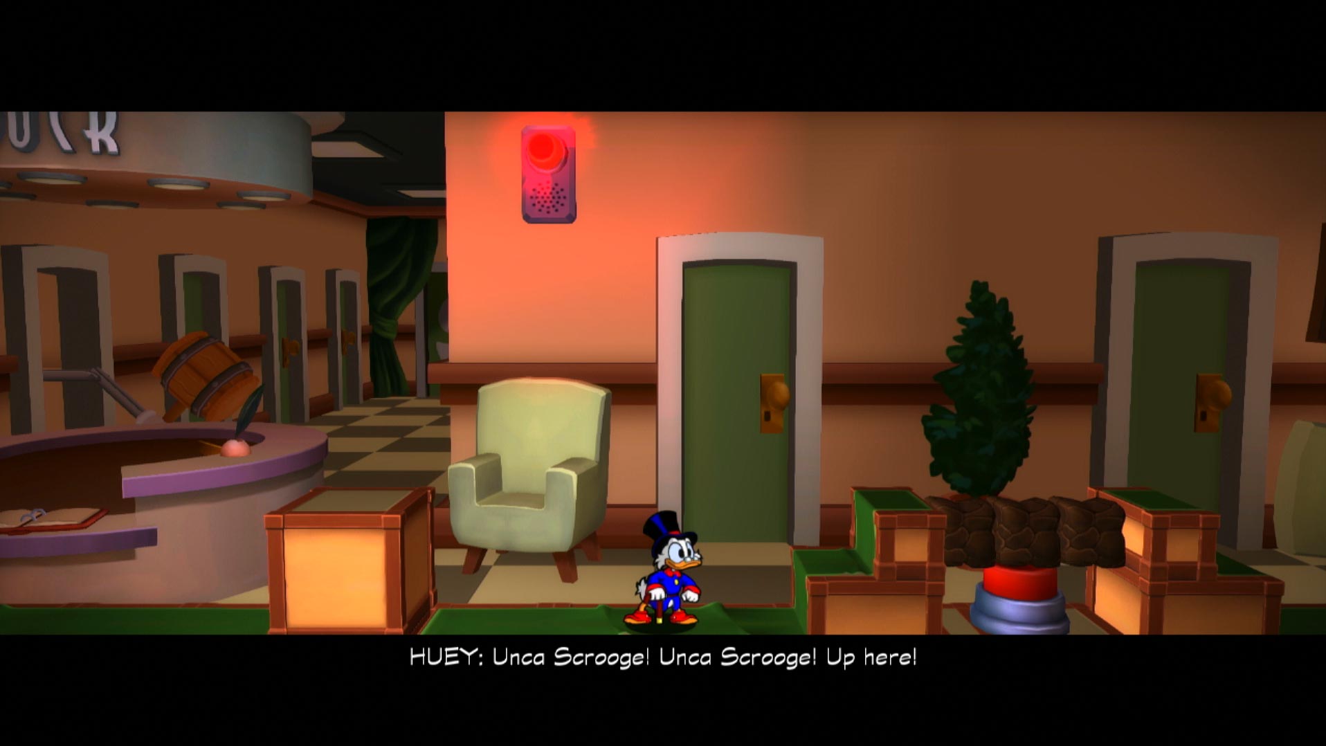 DuckTales Remastered PS3 cutscene scrooge character