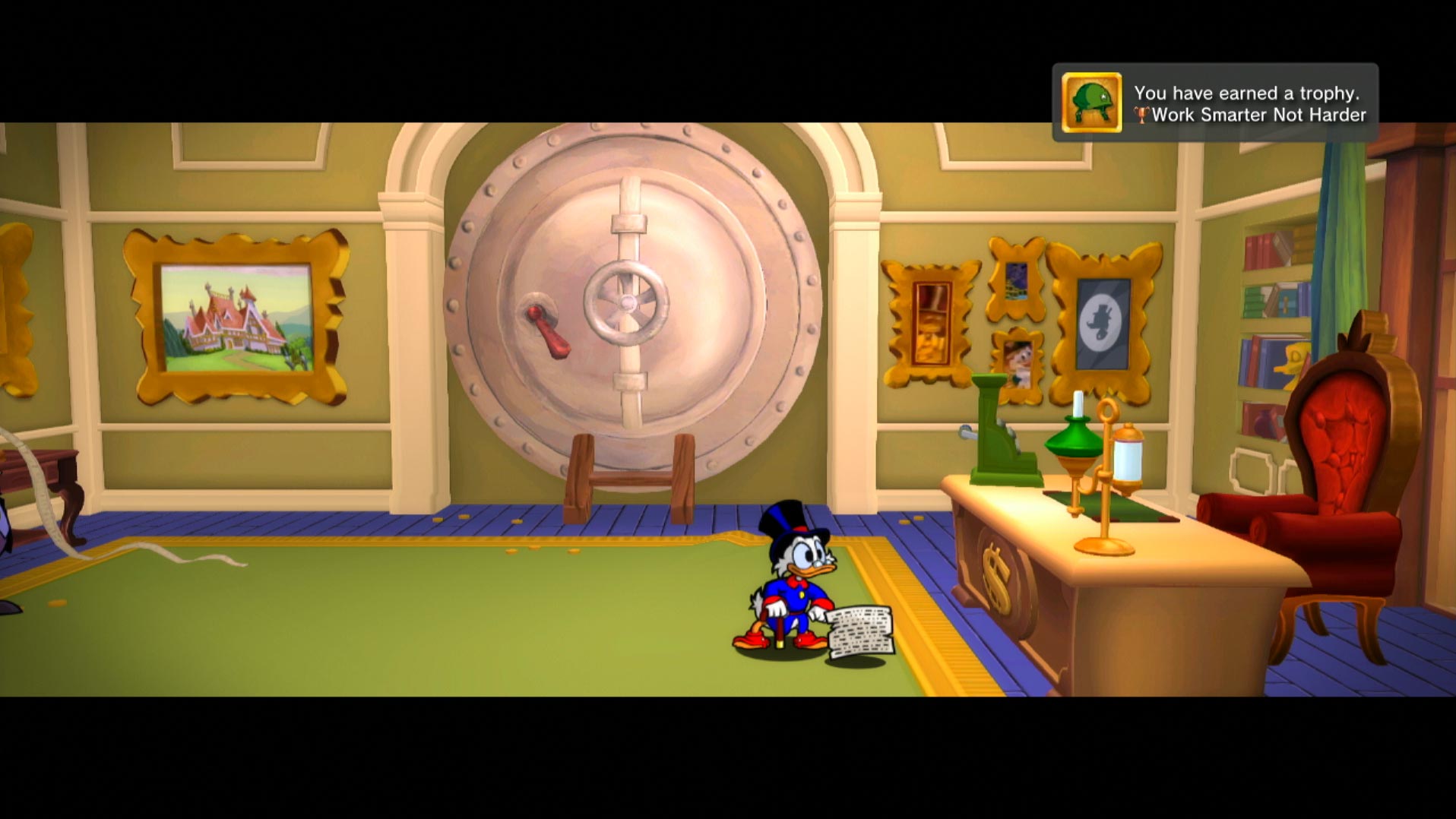 DuckTales Remastered PS3 vault safe scrooge