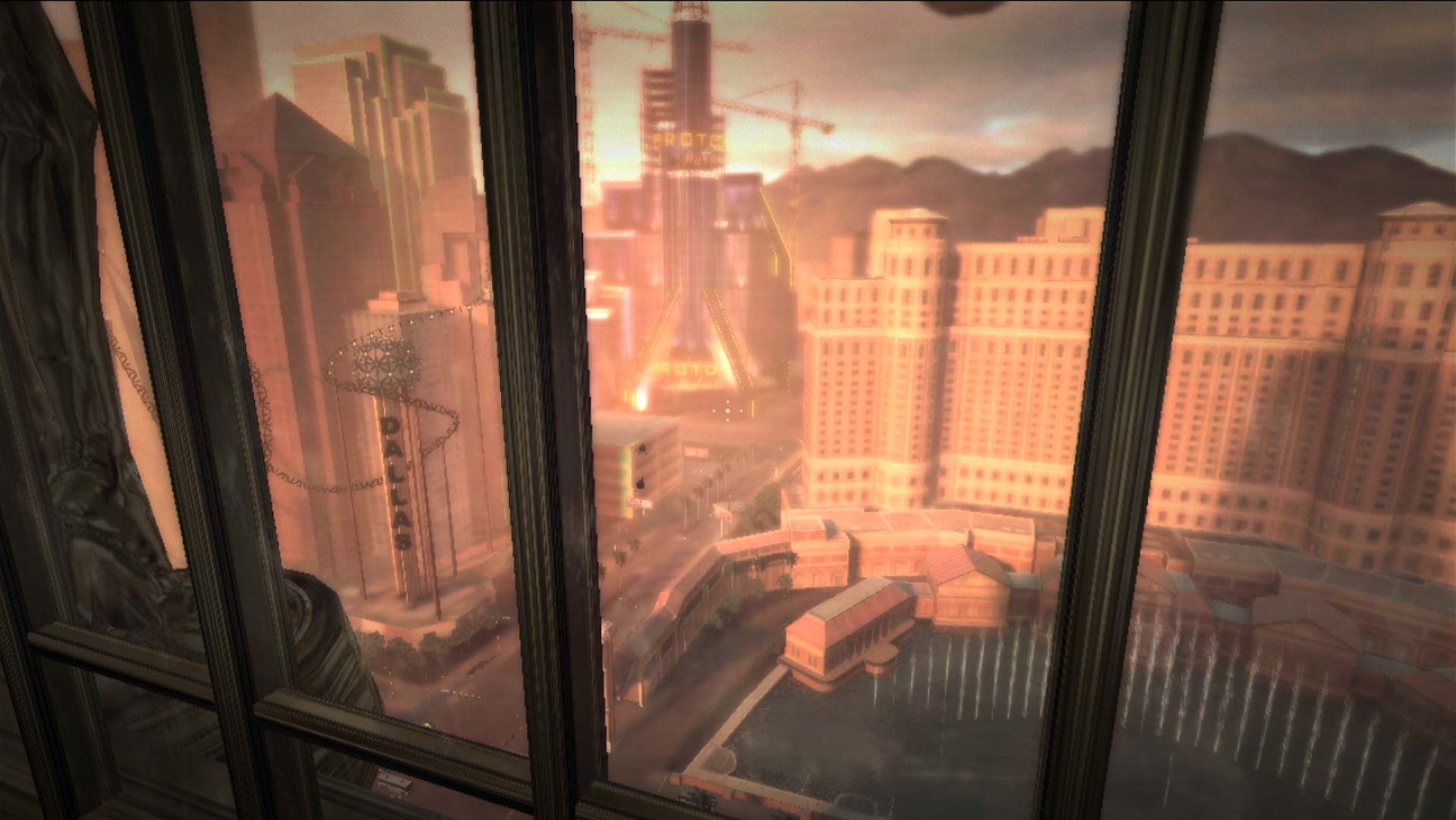 Duke Nukem Forever PS3 city outside window dallas