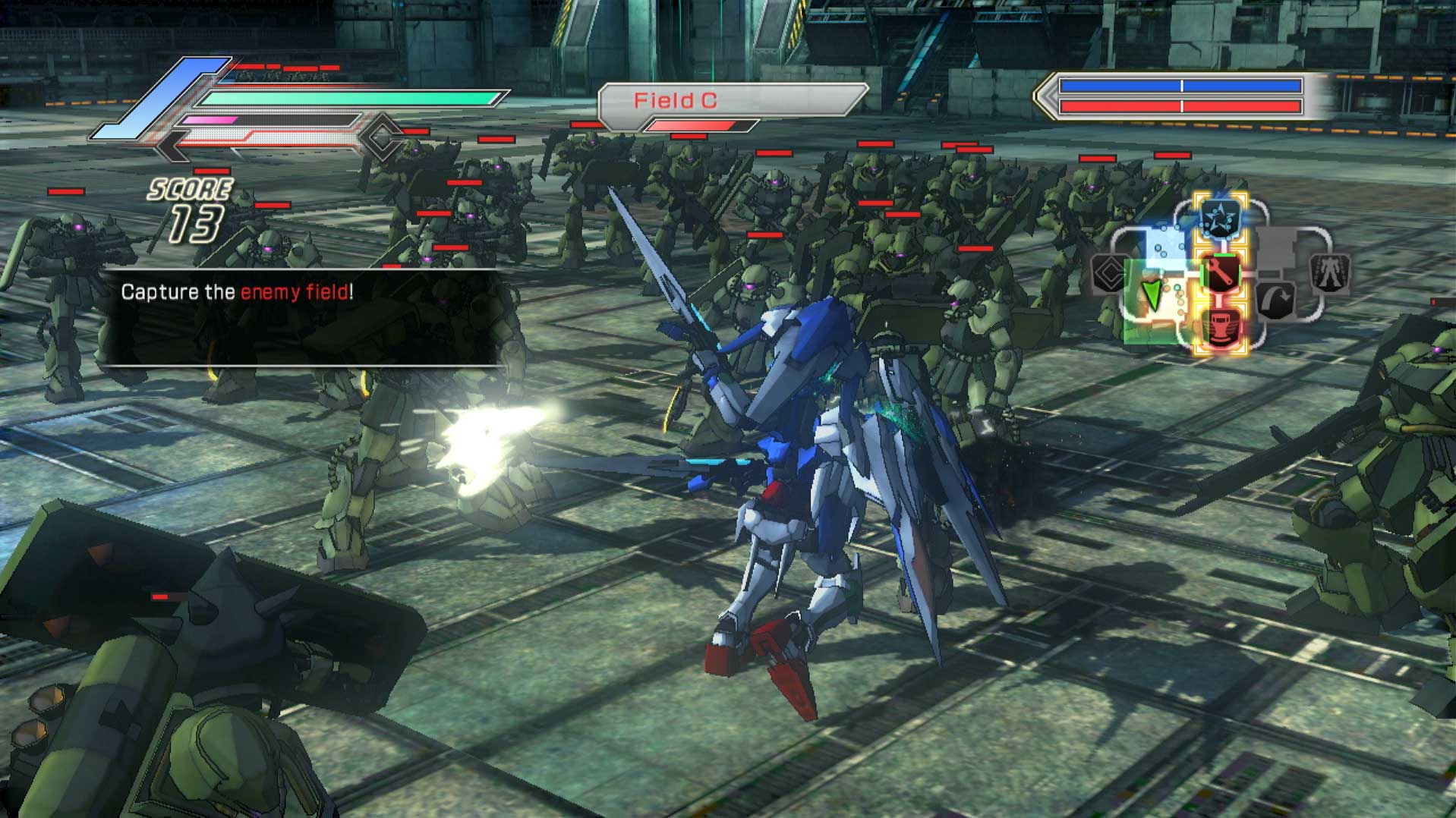 Dynasty Warriors Gundam 3 PS3 gameplay screenshot battle