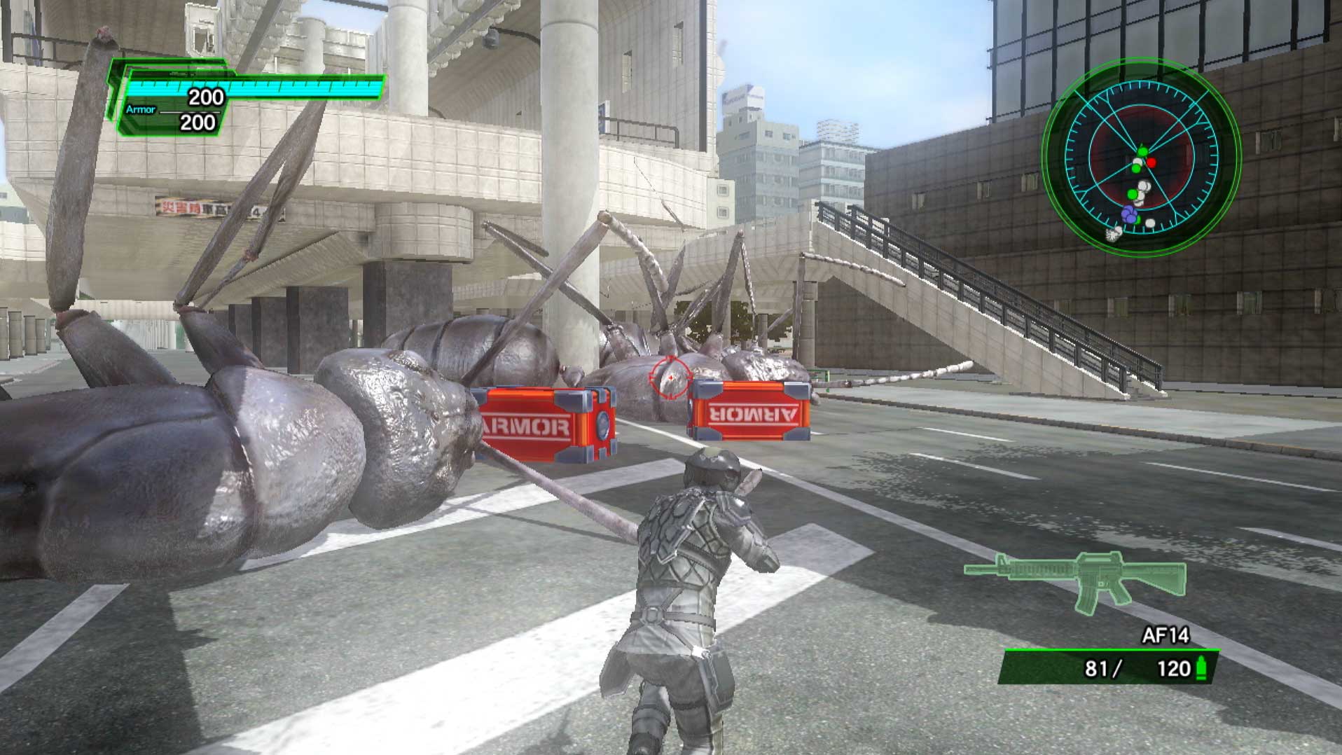 Earth Defense Force 2025 PS3 ammo crate dead ants