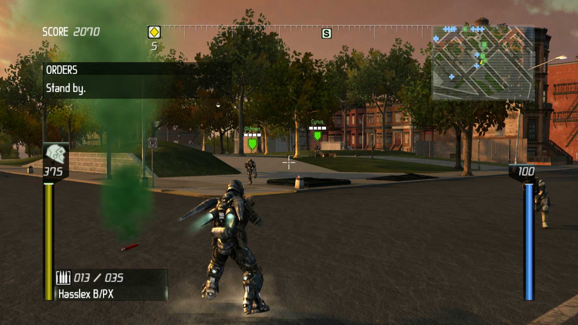 Earth Defense Force Insect Armageddon PS3 stand by gameplay screenshot