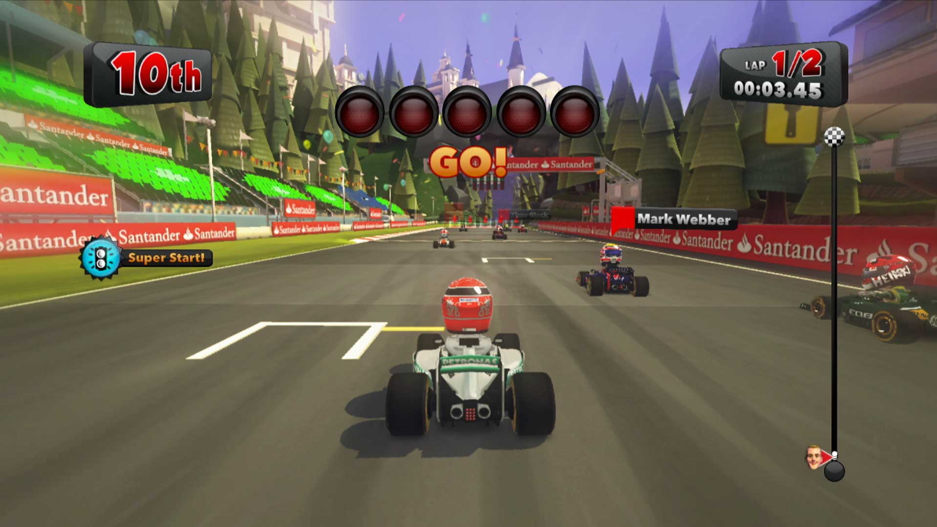 F1 Race Stars PS3 start race screenshot gameplay