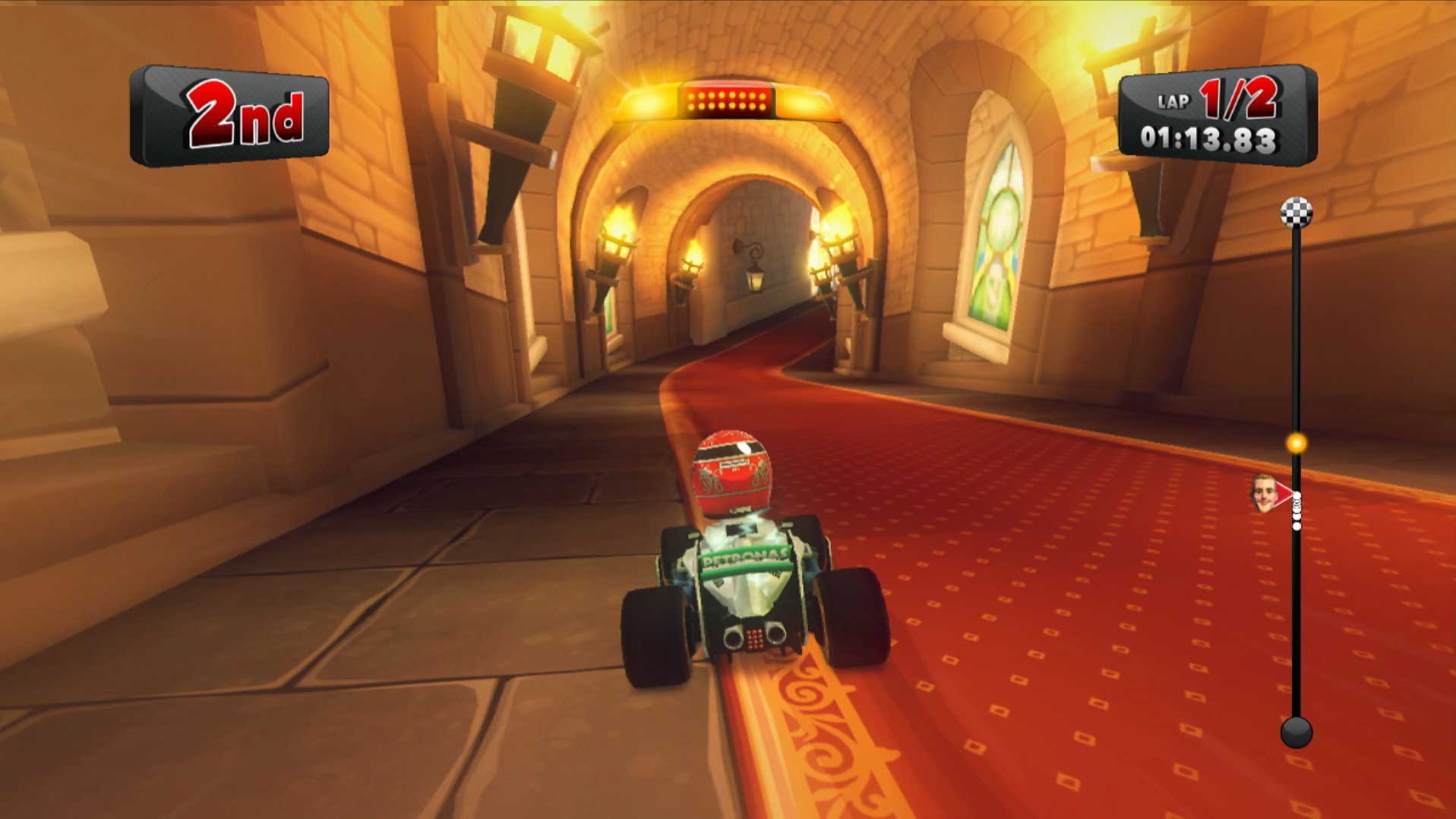 F1 Race Stars PS3 racing hallways germany track