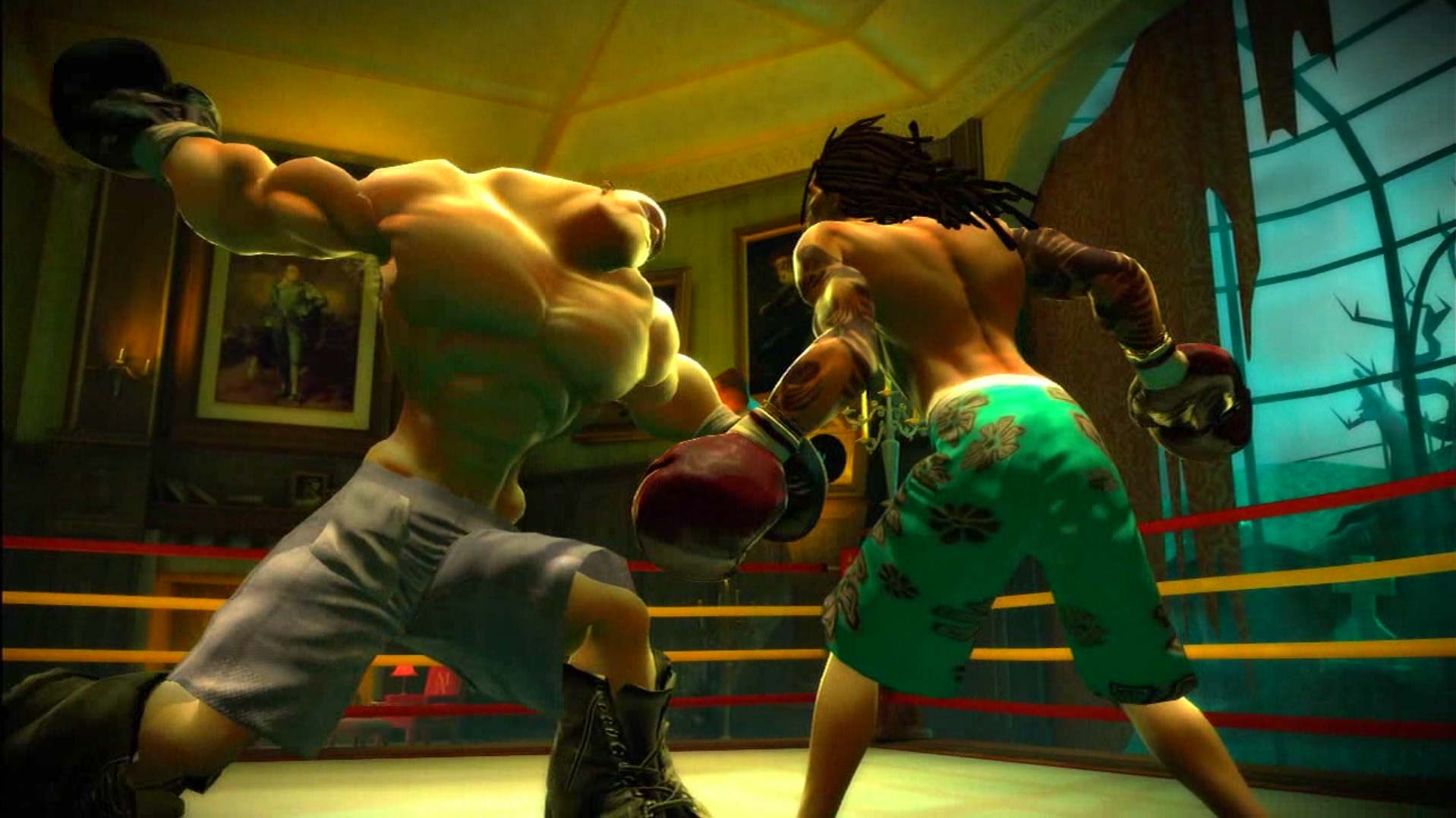 FaceBreaker PS3 fighting cutscene battling