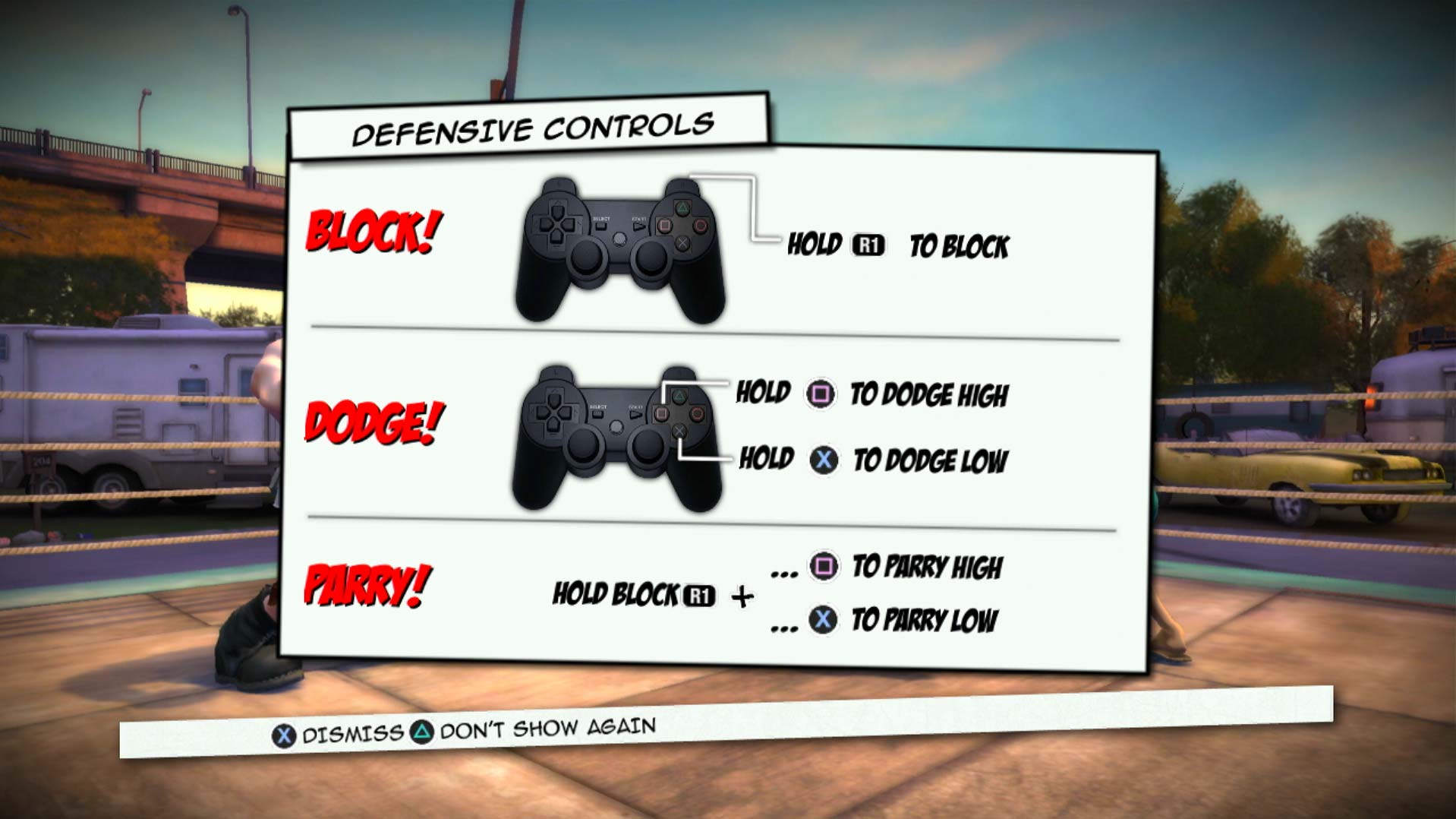 FaceBreaker PS3 game controller button defensive layout