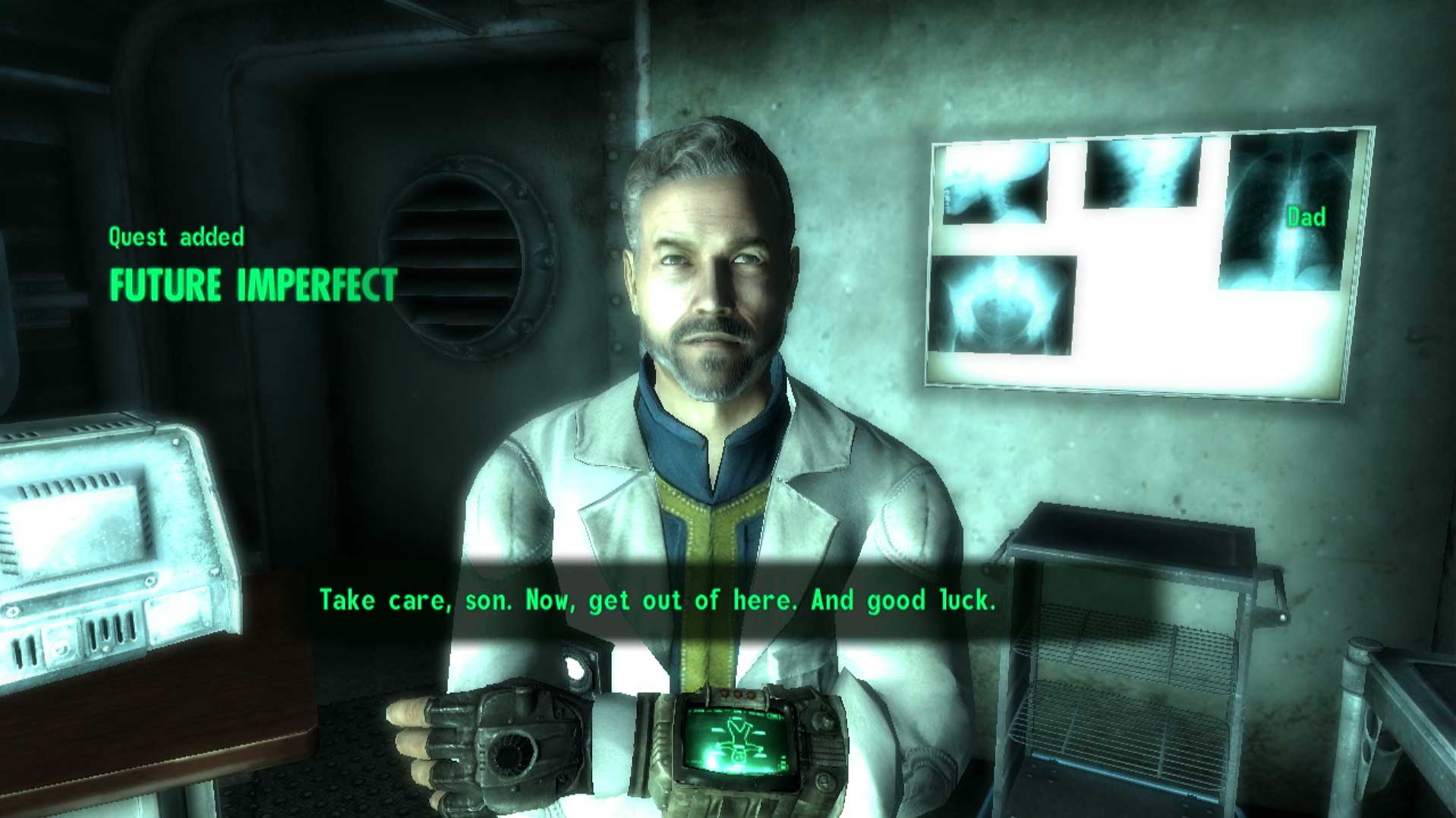 Fallout 3 PS3 dad conversation gameplay