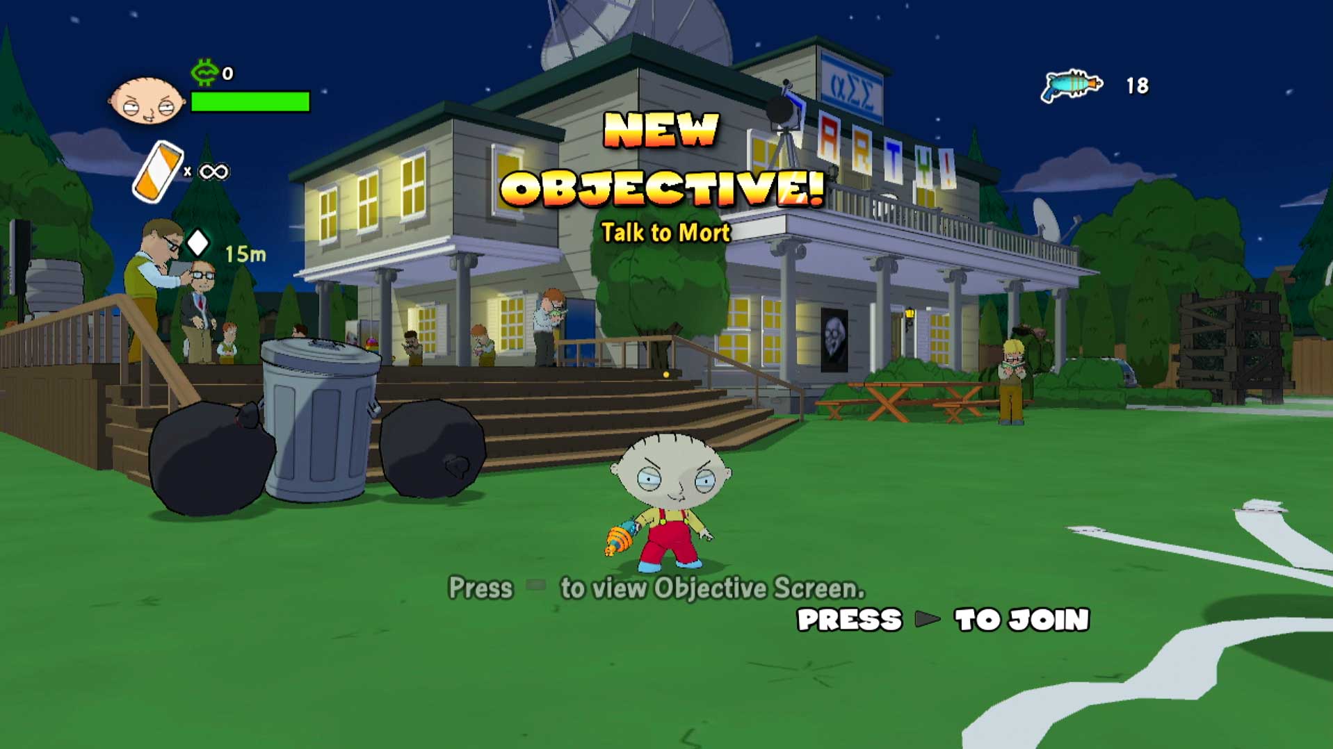 Family Guy Back to the Multiverse PS3 mission Its All Greek To Me