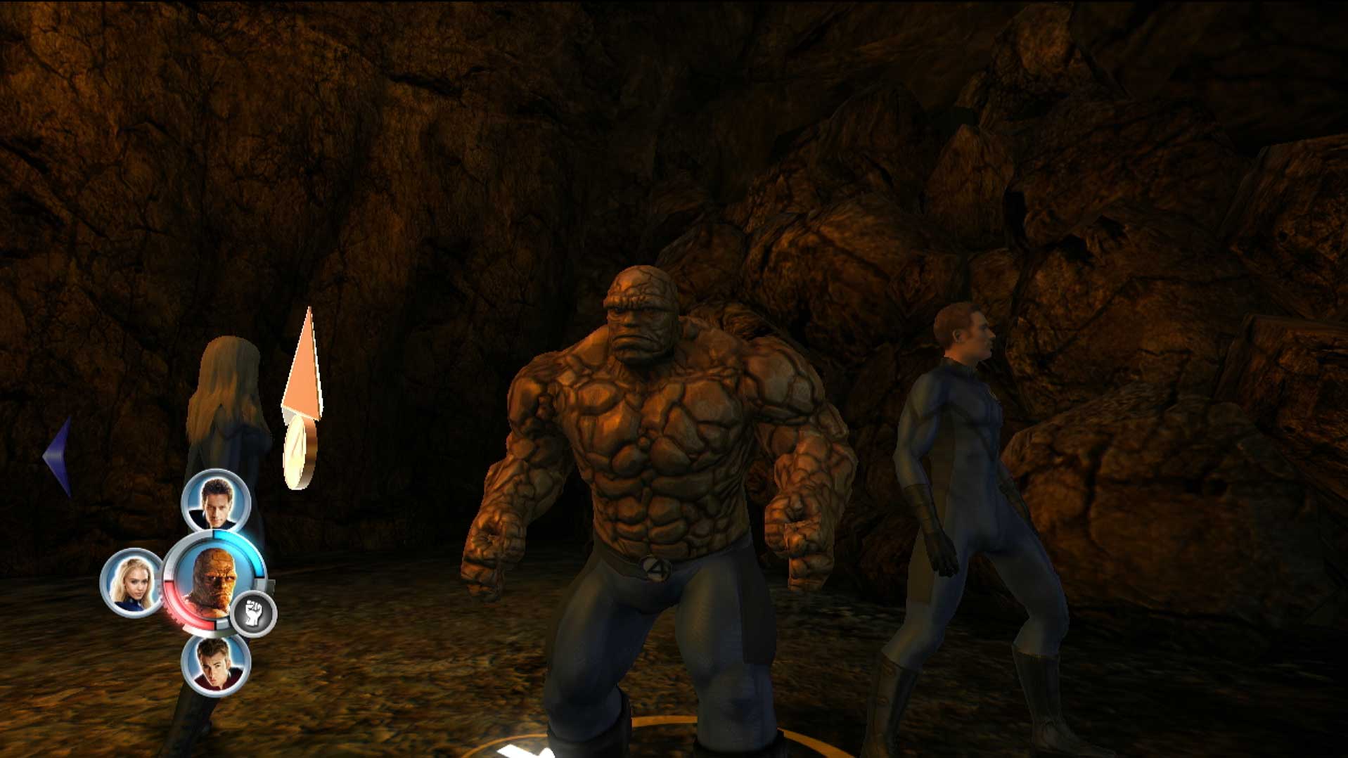 Fantastic Four Rise of the Silver Surfer PS3 the thing character