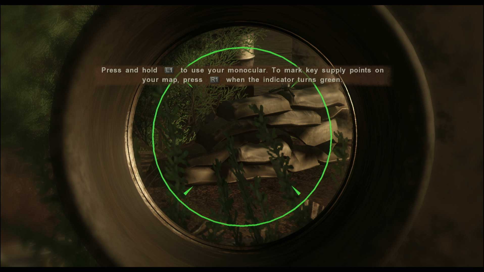 Far Cry 2 PS3 viewing monocular objective