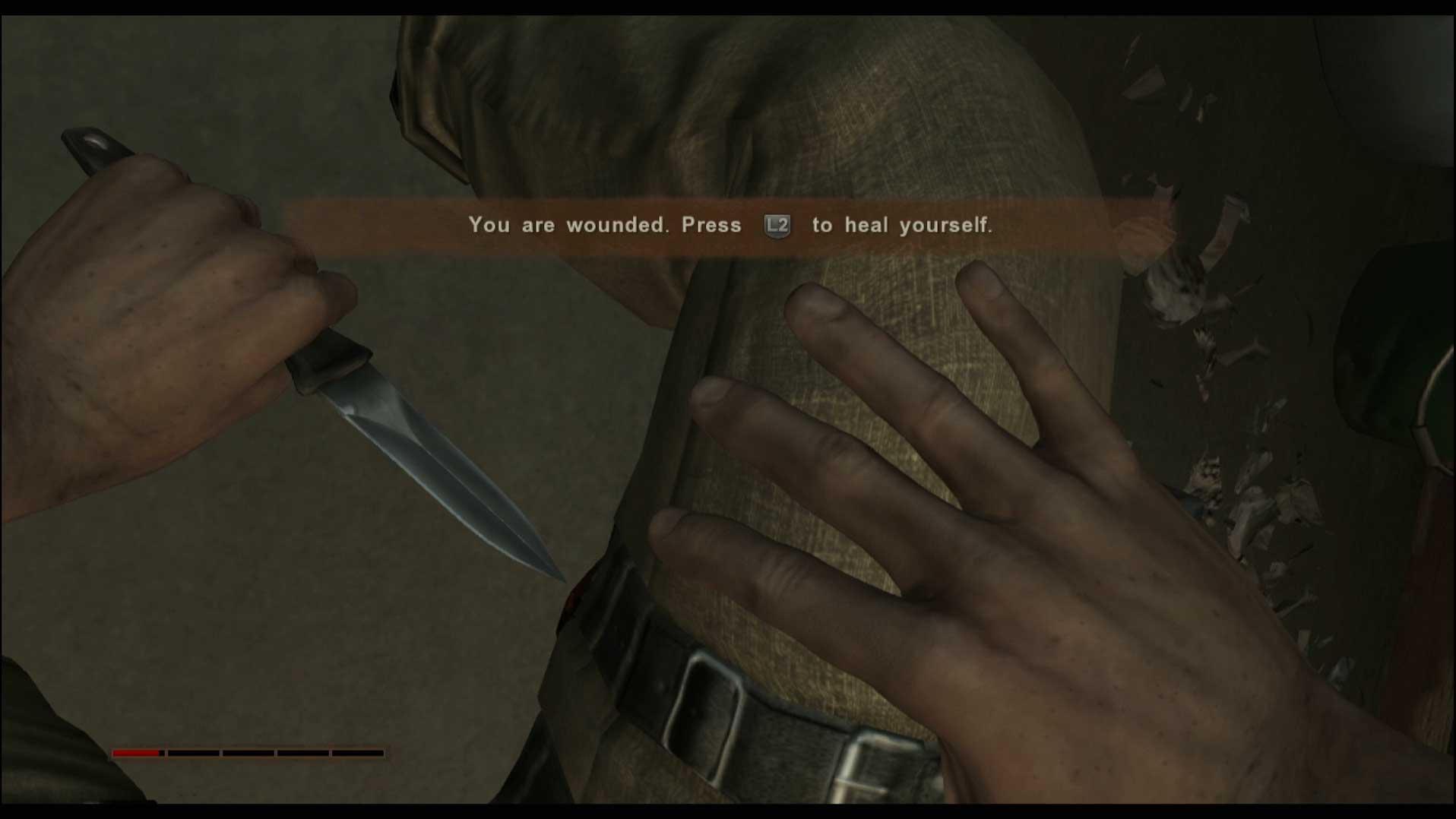 Far Cry 2 PS3 wound heal yourself