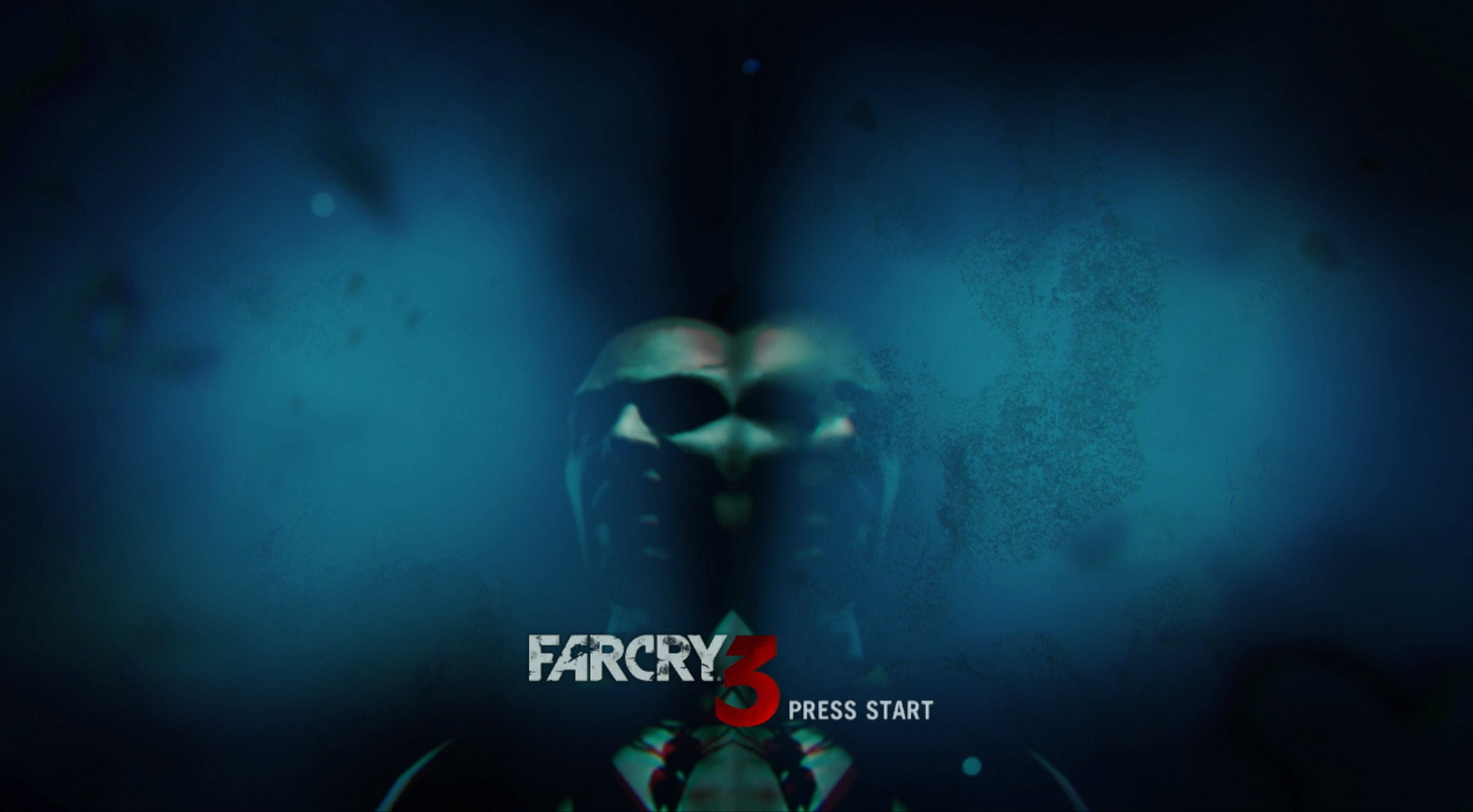 Far Cry 3 PS3 game title press start screen