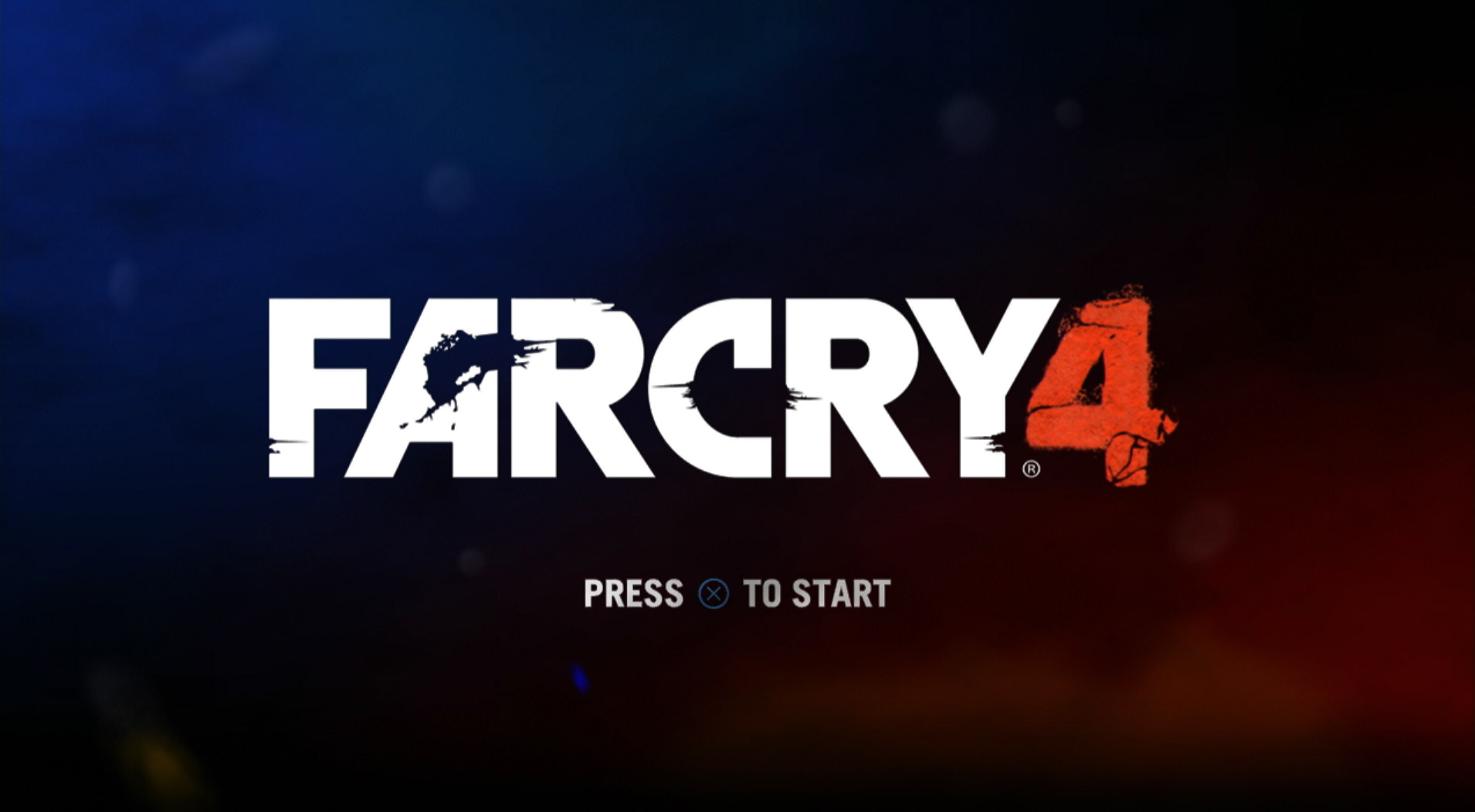 Far Cry 4 Limited Edition PS3 game title press start screen