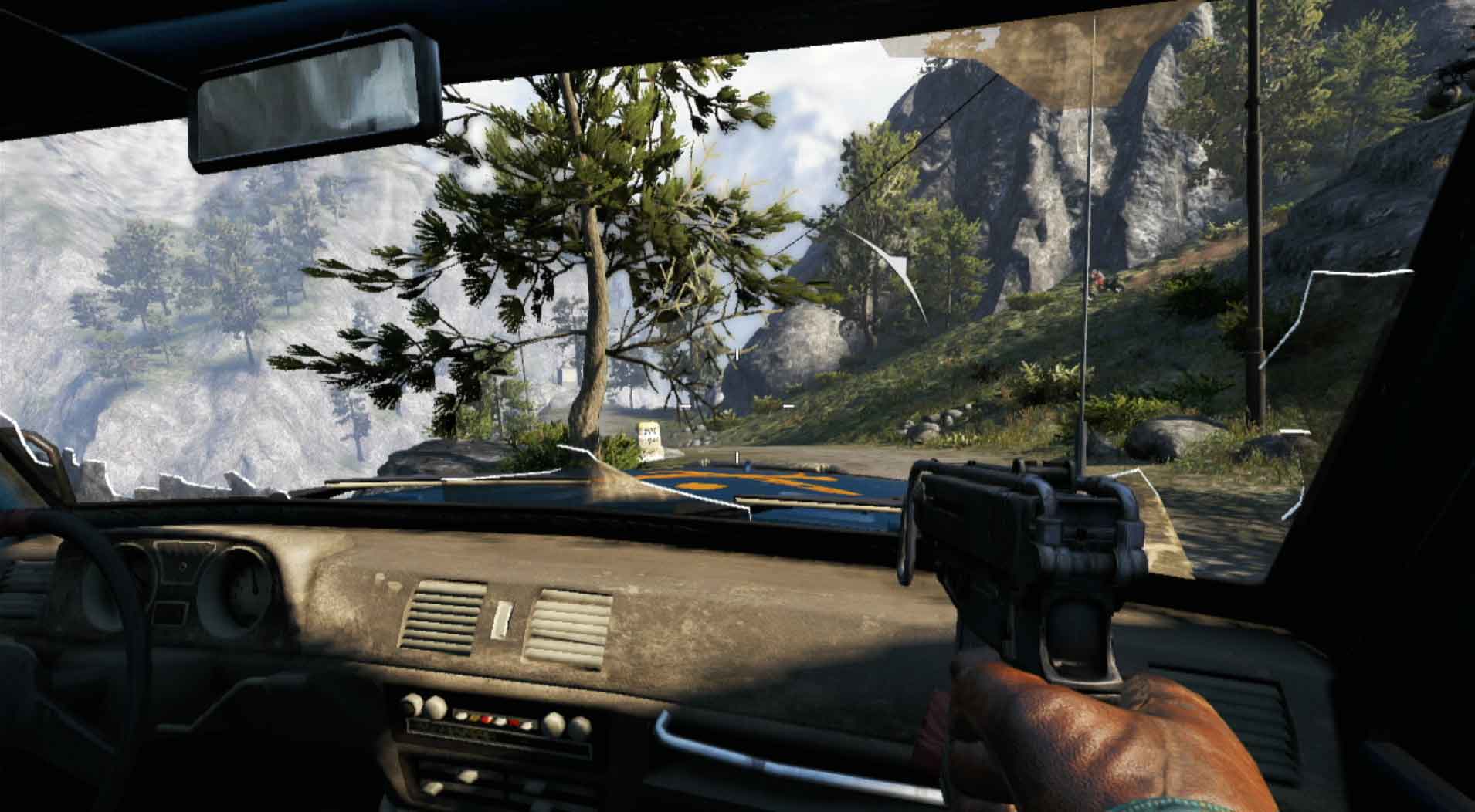 Far Cry 4 Limited Edition PS3 driving truck gun gameplay