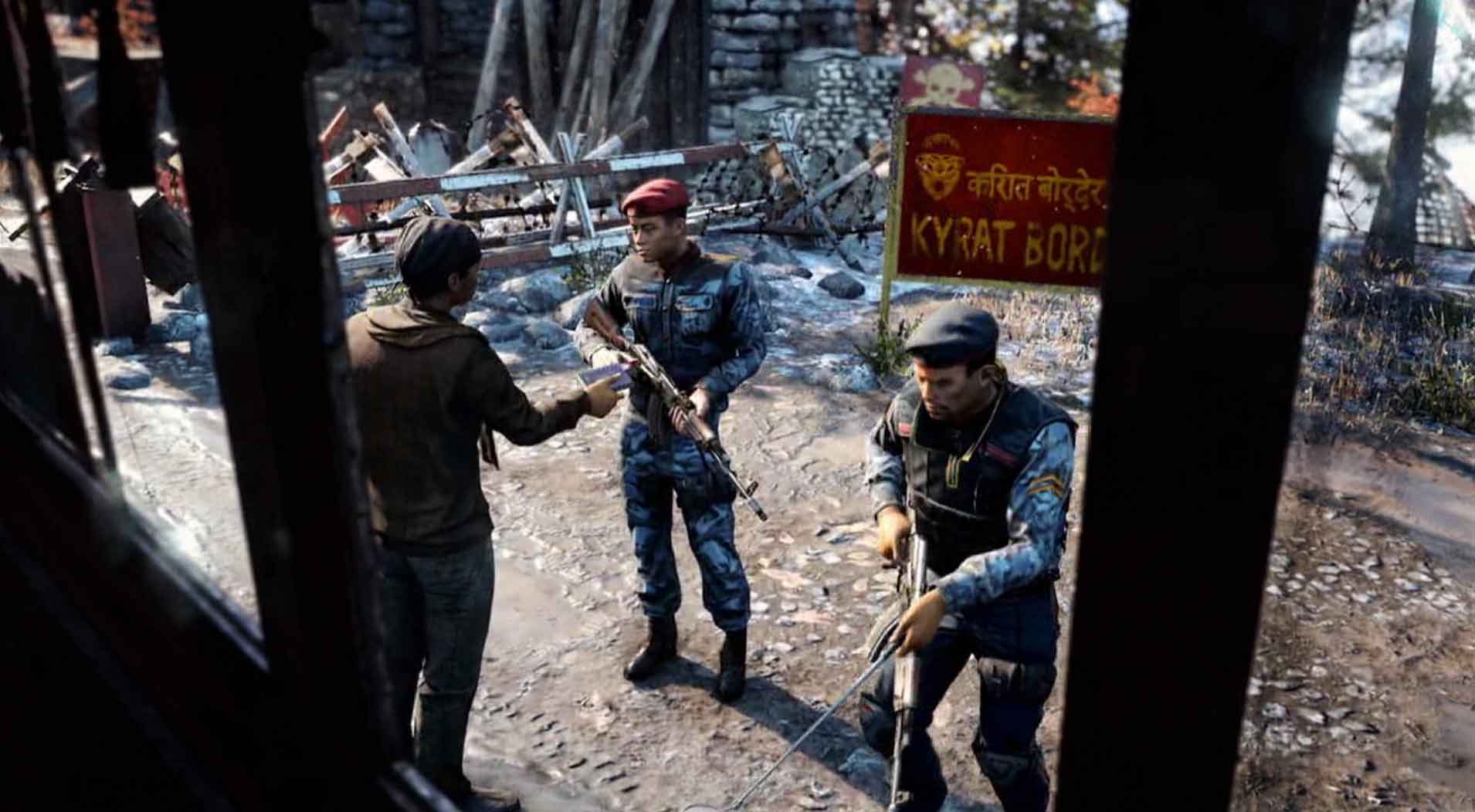 Far Cry 4 Limited Edition PS3 gameplay kyrat border crossing