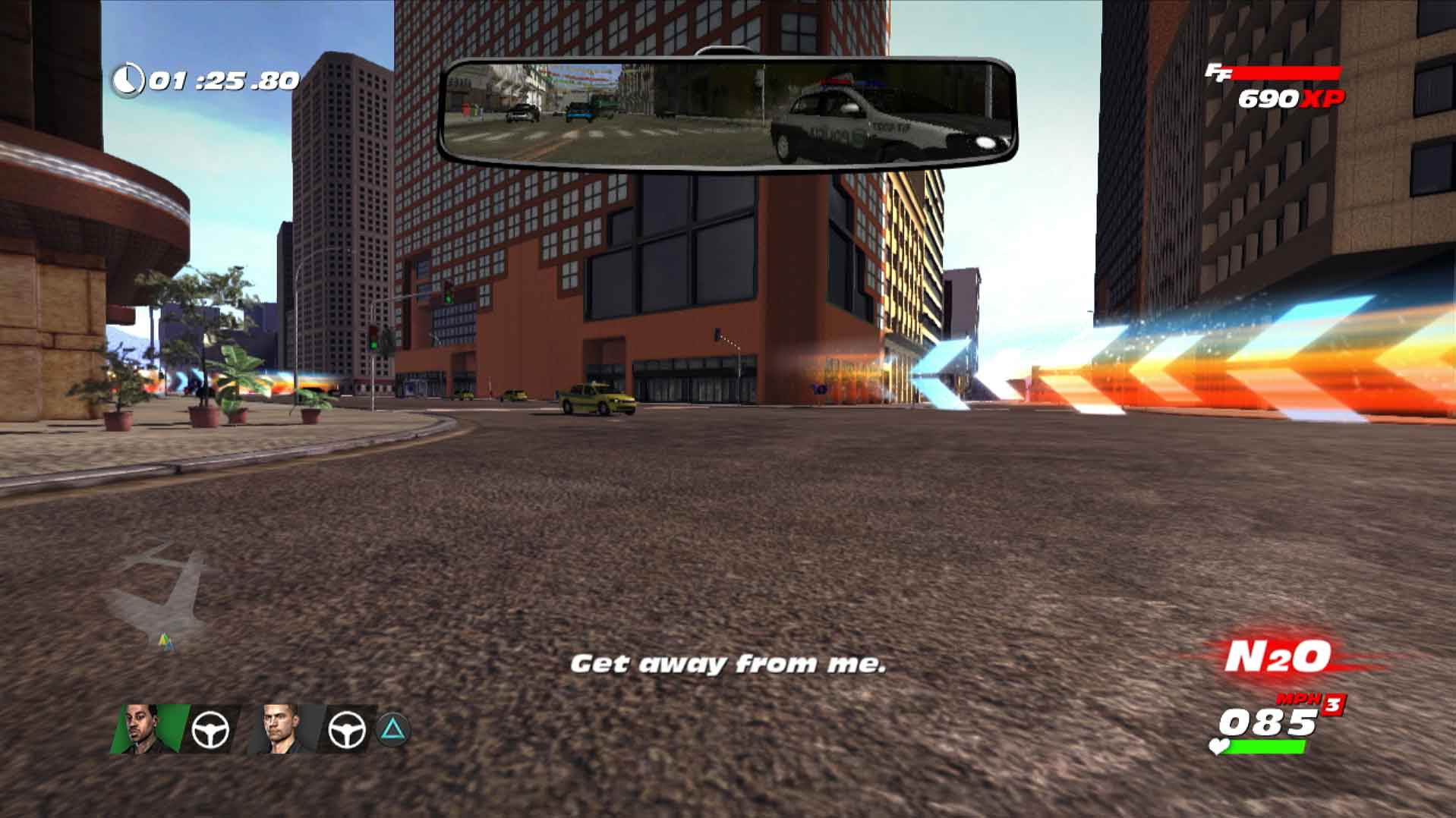 Fast & Furious Showdown PS3 front view gameplay screenshot