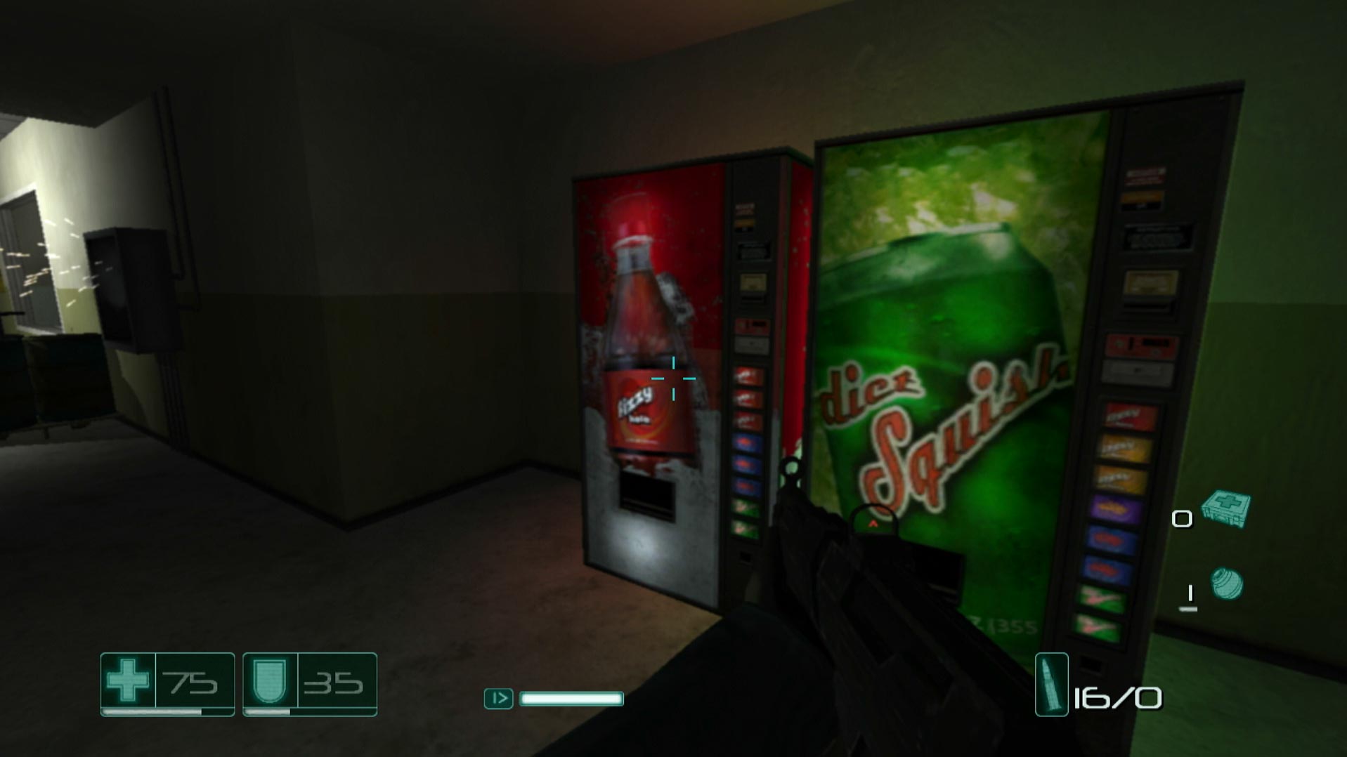 FEAR First Encounter Assault Recon PS3 pop soda machines screenshot