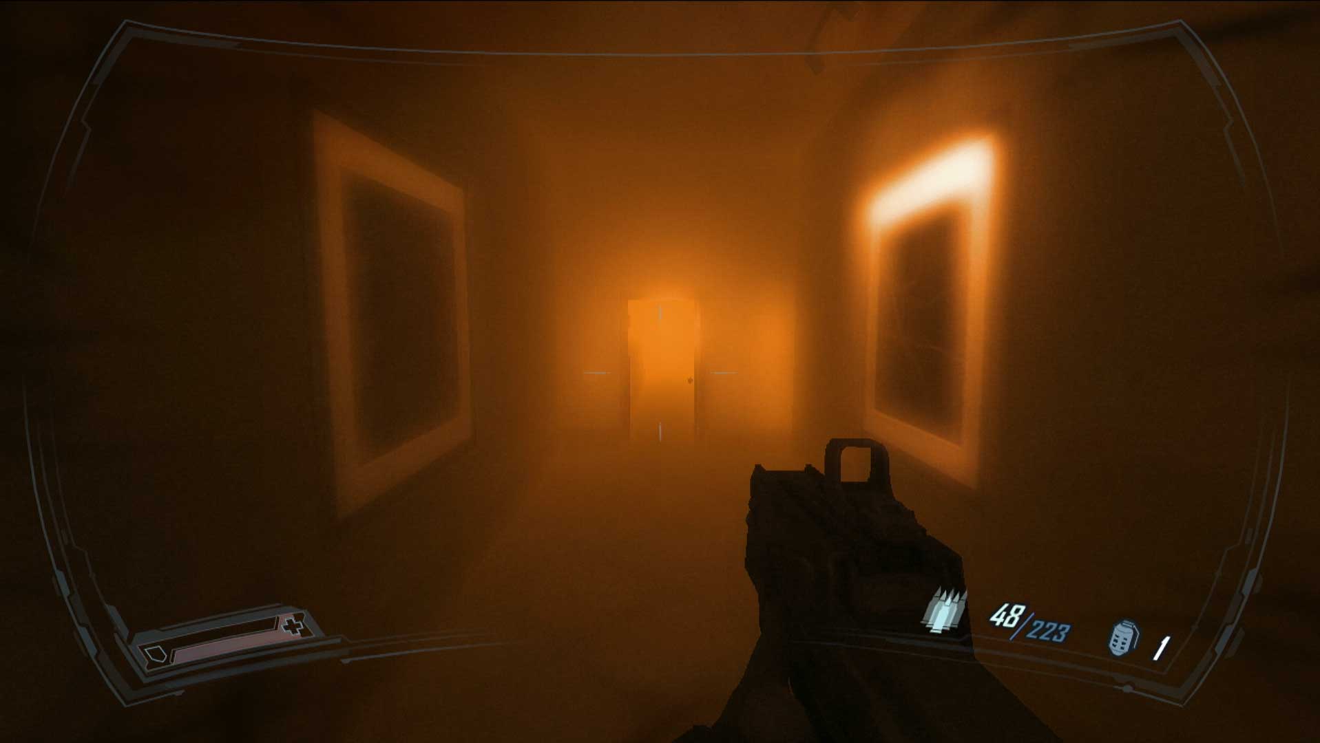 FEAR 2 Project Origin PS3 fog hallway gameplay