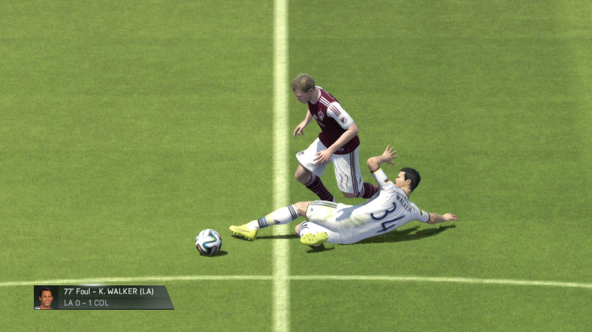 FIFA 15 PS3 replay stealing soccer ball