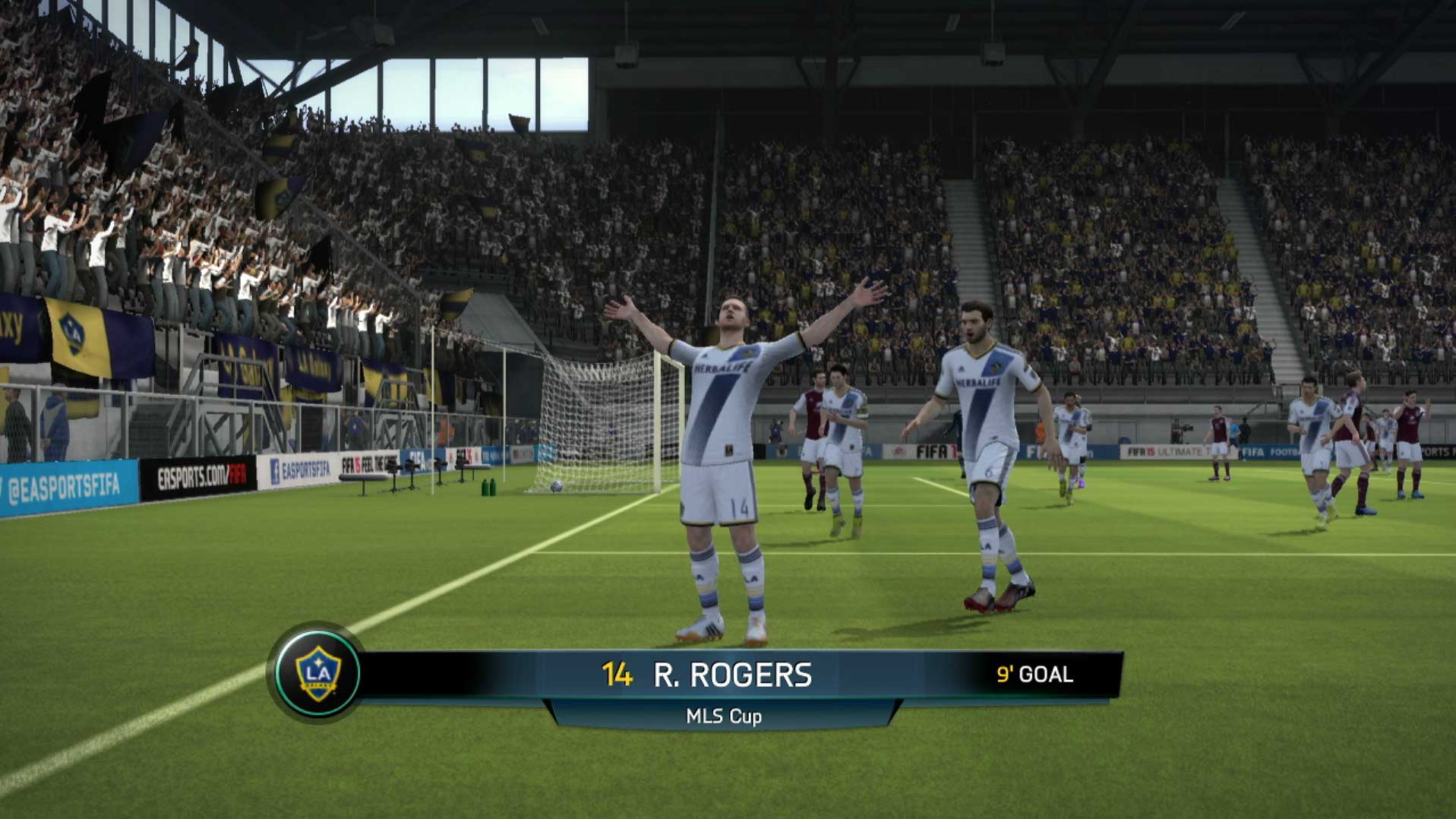 FIFA 15 PS3 r rogers la galaxy goal