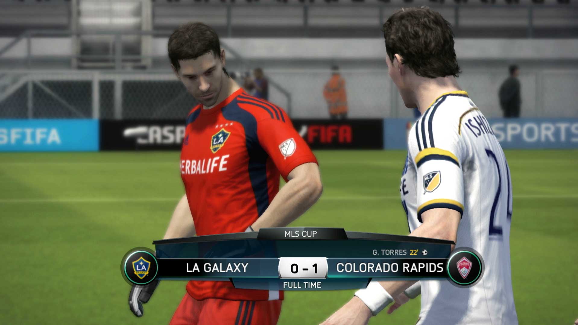 FIFA 15 PS3 la galaxy vs colorado rapids