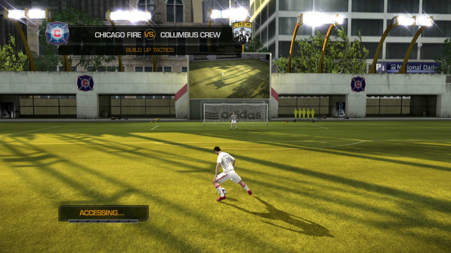 FIFA Soccer 09 PS3 starting gameplay screenshot